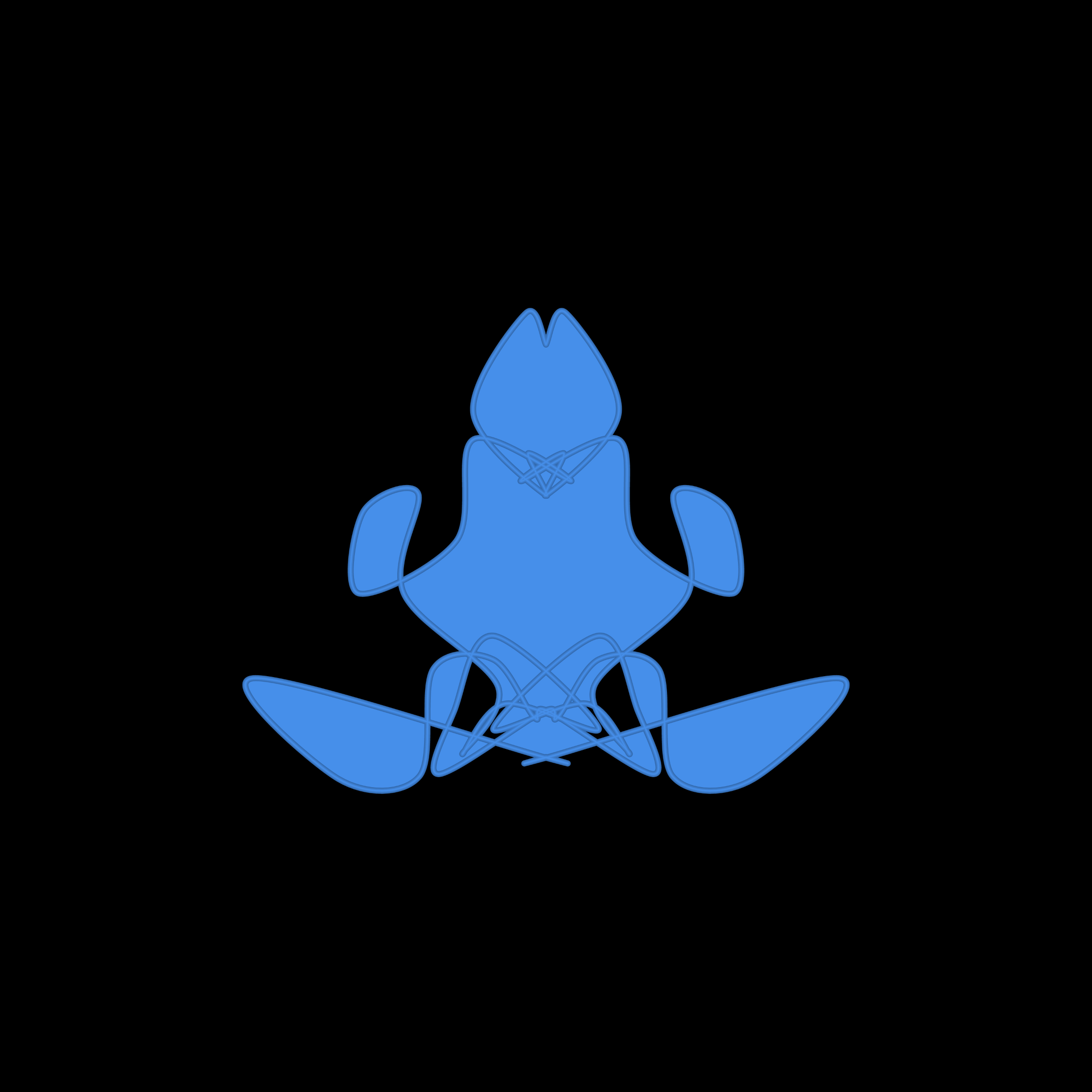 Art Blocks - Art Blocks v2 - Cryptoblots #1088 - NFT # 3001088