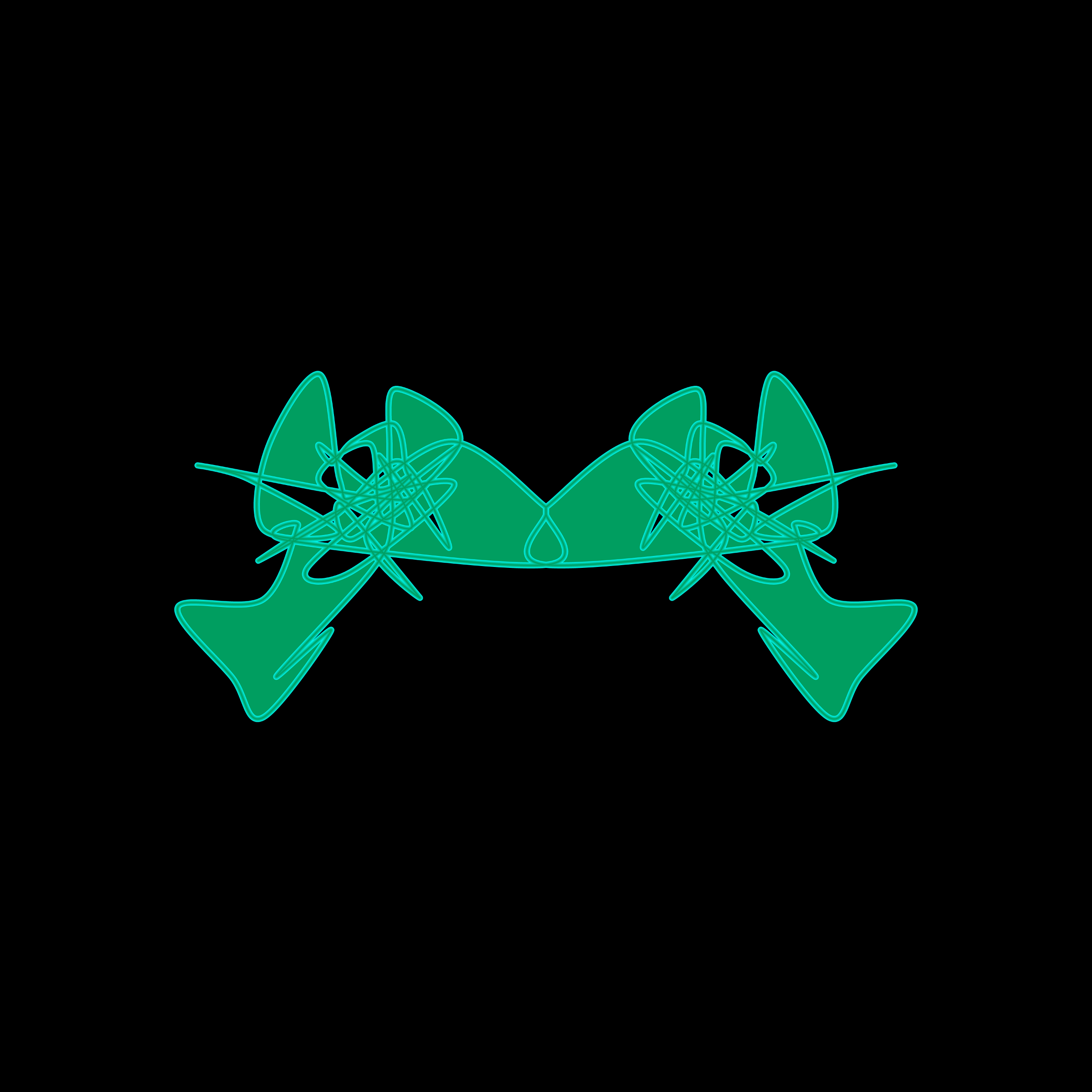 Art Blocks - Art Blocks v2 - Cryptoblots #1090 - NFT # 3001090