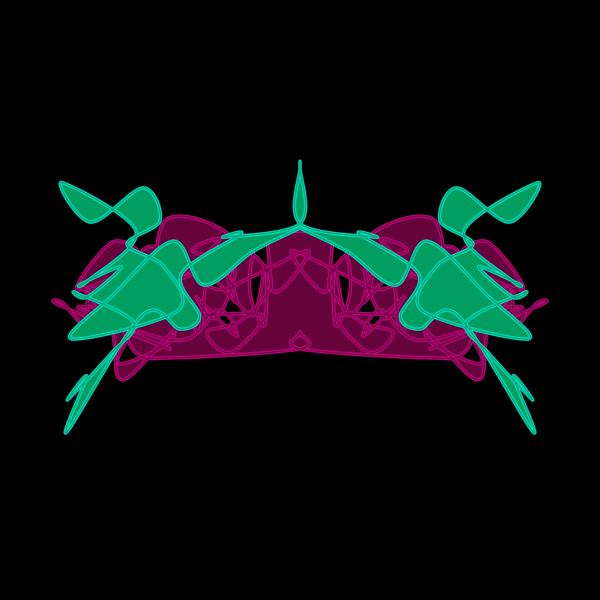 Art Blocks - Art Blocks v2 - Cryptoblots #1091 - NFT # 3001091