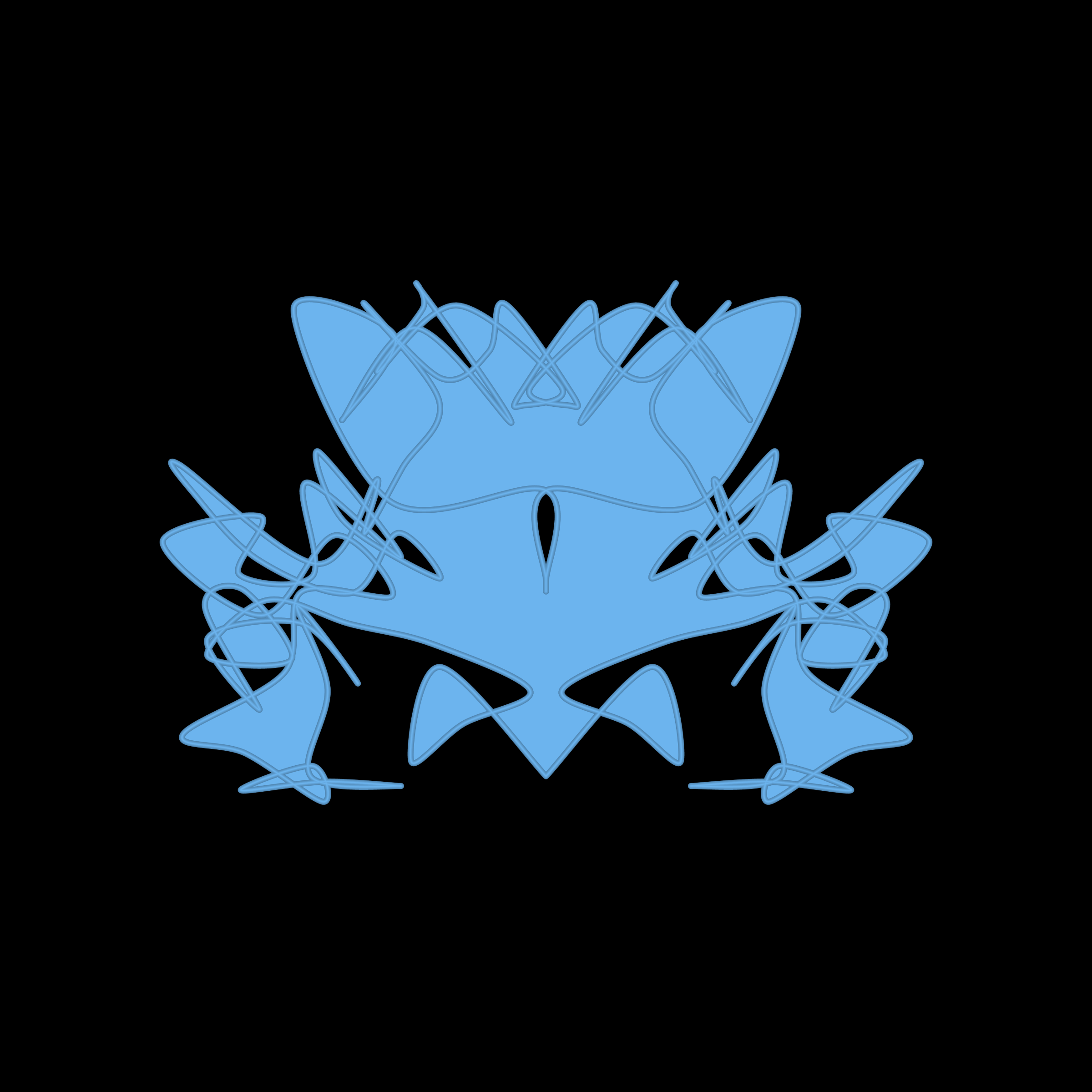 Art Blocks - Art Blocks v2 - Cryptoblots #1092 - NFT # 3001092