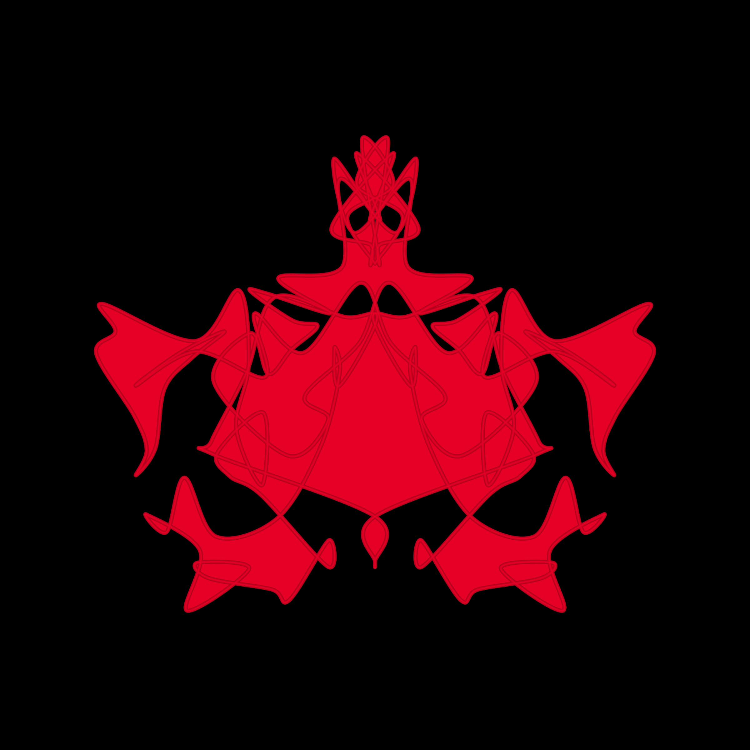 Art Blocks - Art Blocks v2 - Cryptoblots #1098 - NFT # 3001098