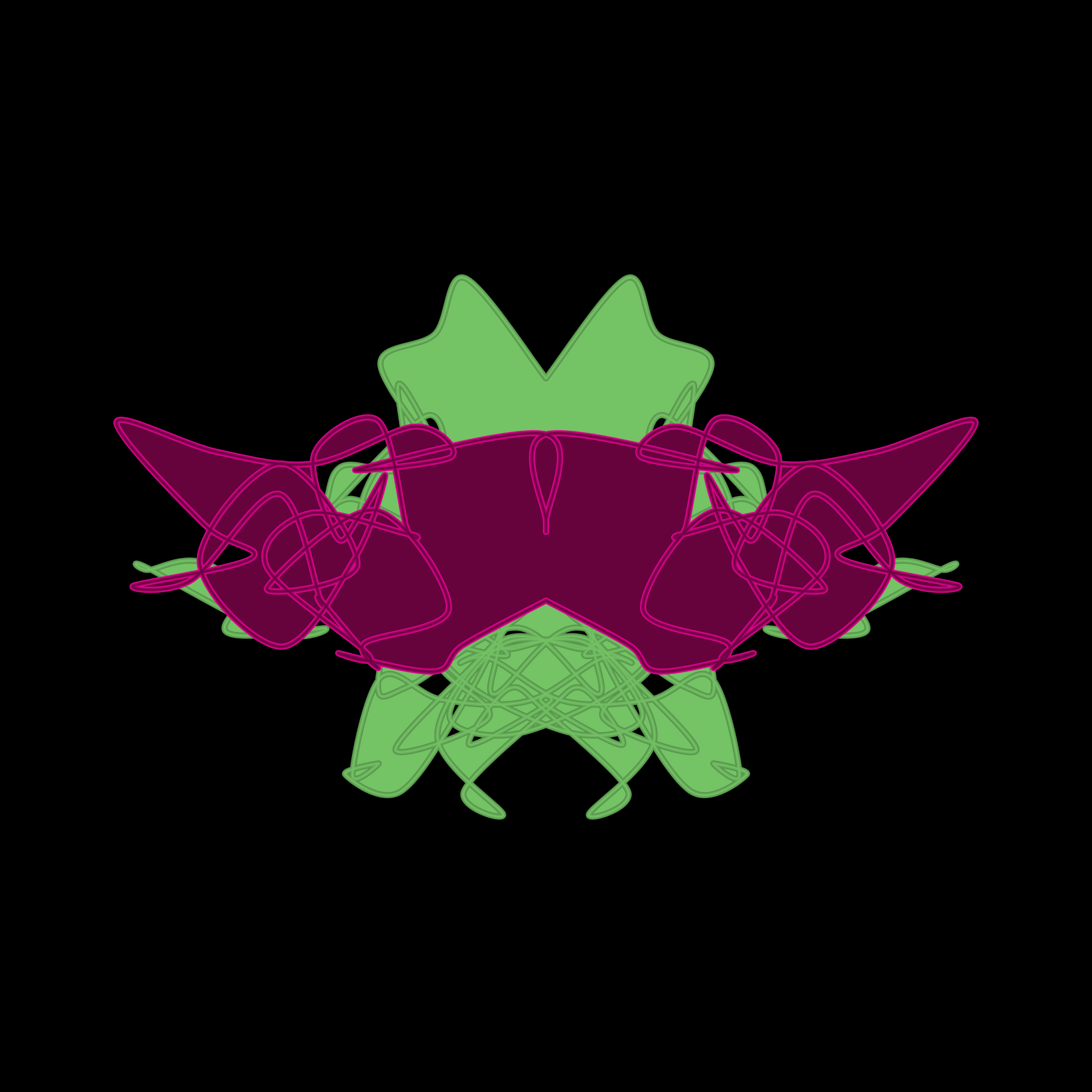 Art Blocks - Art Blocks v2 - Cryptoblots #1106 - NFT # 3001106