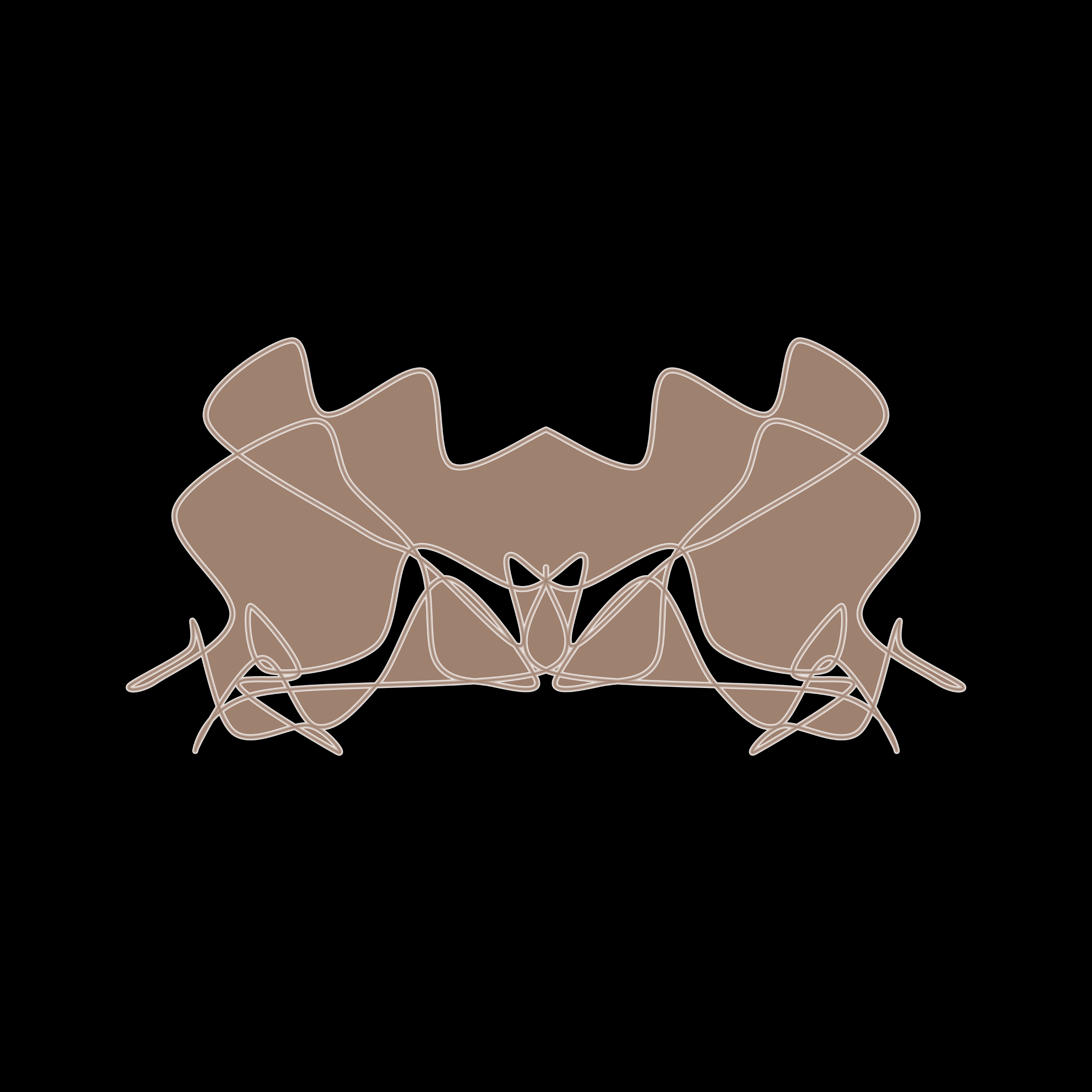 Art Blocks - Art Blocks v2 - Cryptoblots #1107 - NFT # 3001107