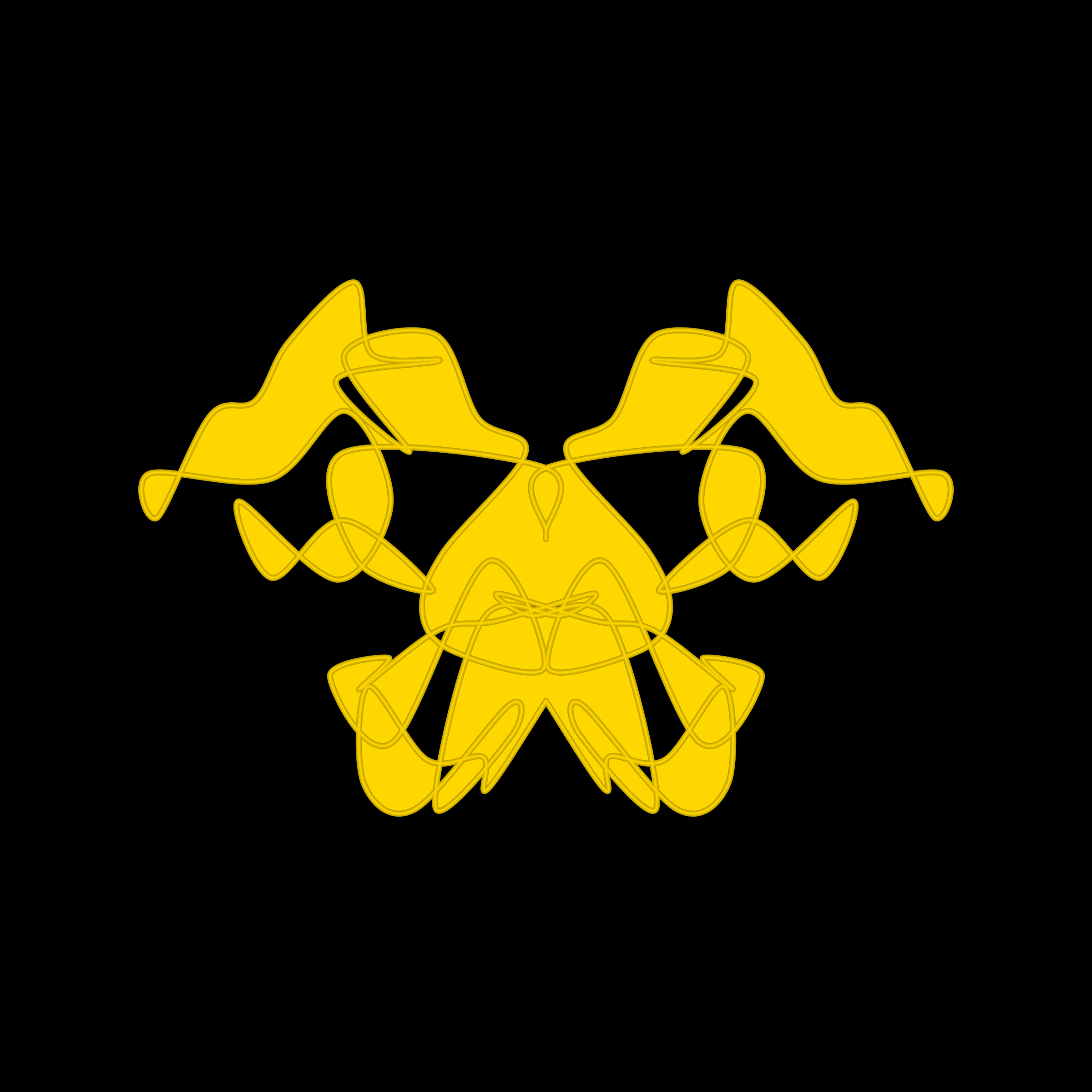 Art Blocks - Art Blocks v2 - Cryptoblots #1110 - NFT # 3001110