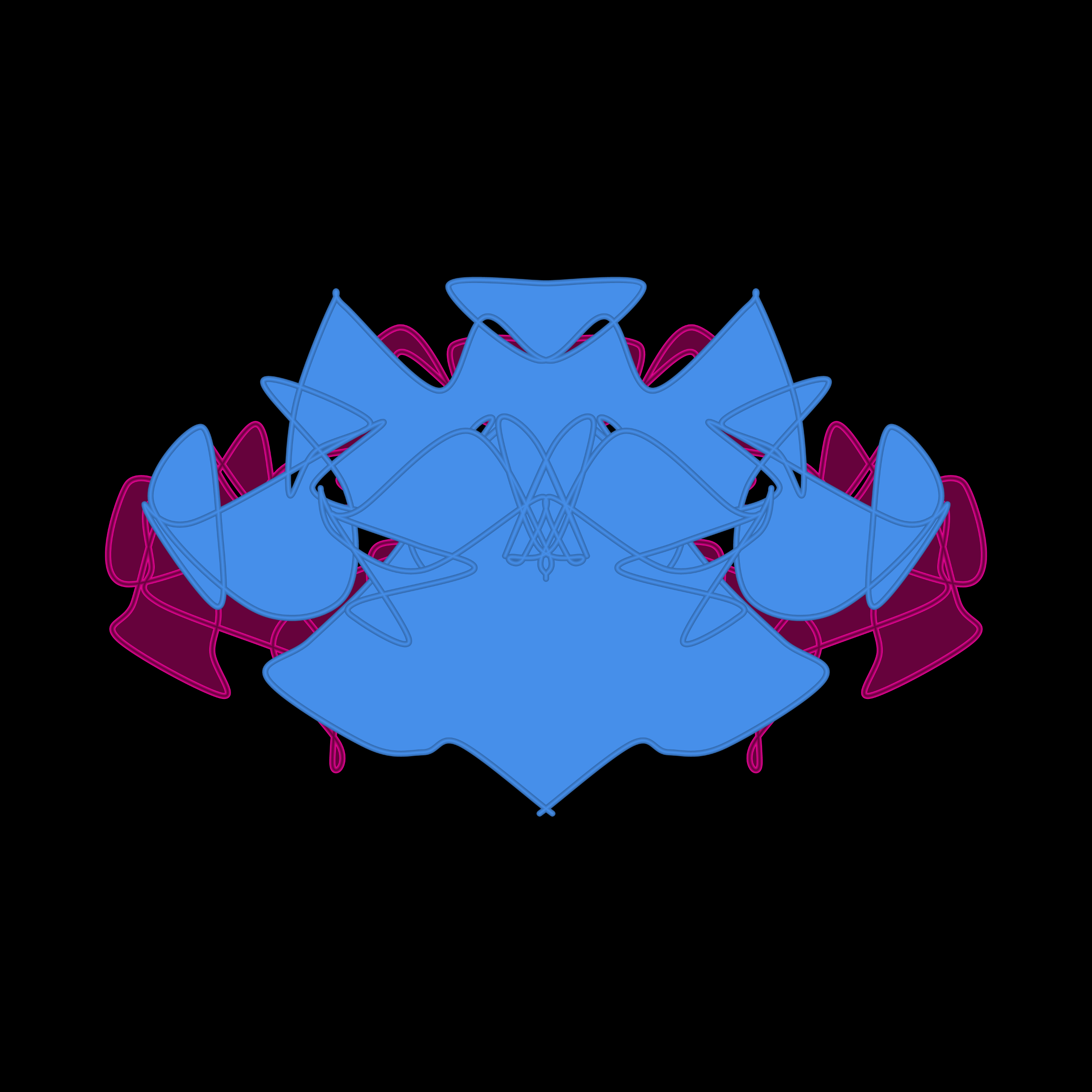 Art Blocks - Art Blocks v2 - Cryptoblots #1115 - NFT # 3001115