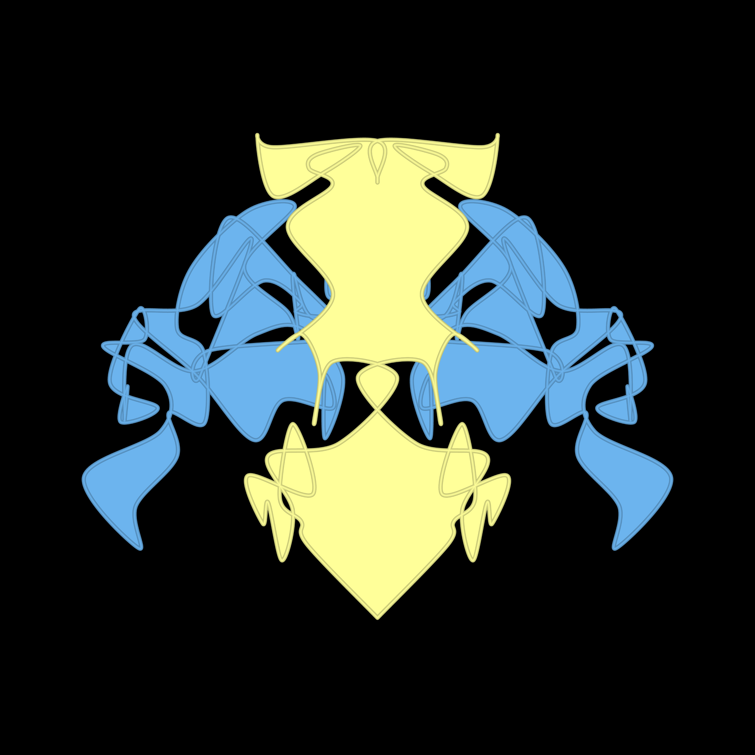 Art Blocks - Art Blocks v2 - Cryptoblots #1116 - NFT # 3001116