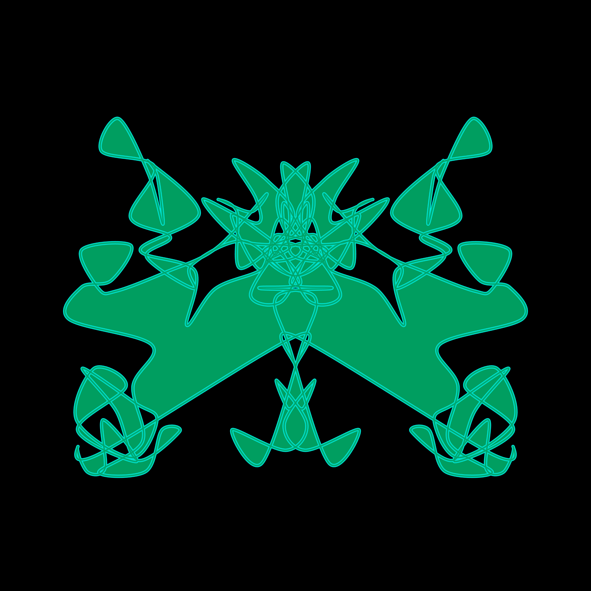 Art Blocks - Art Blocks v2 - Cryptoblots #1119 - NFT # 3001119