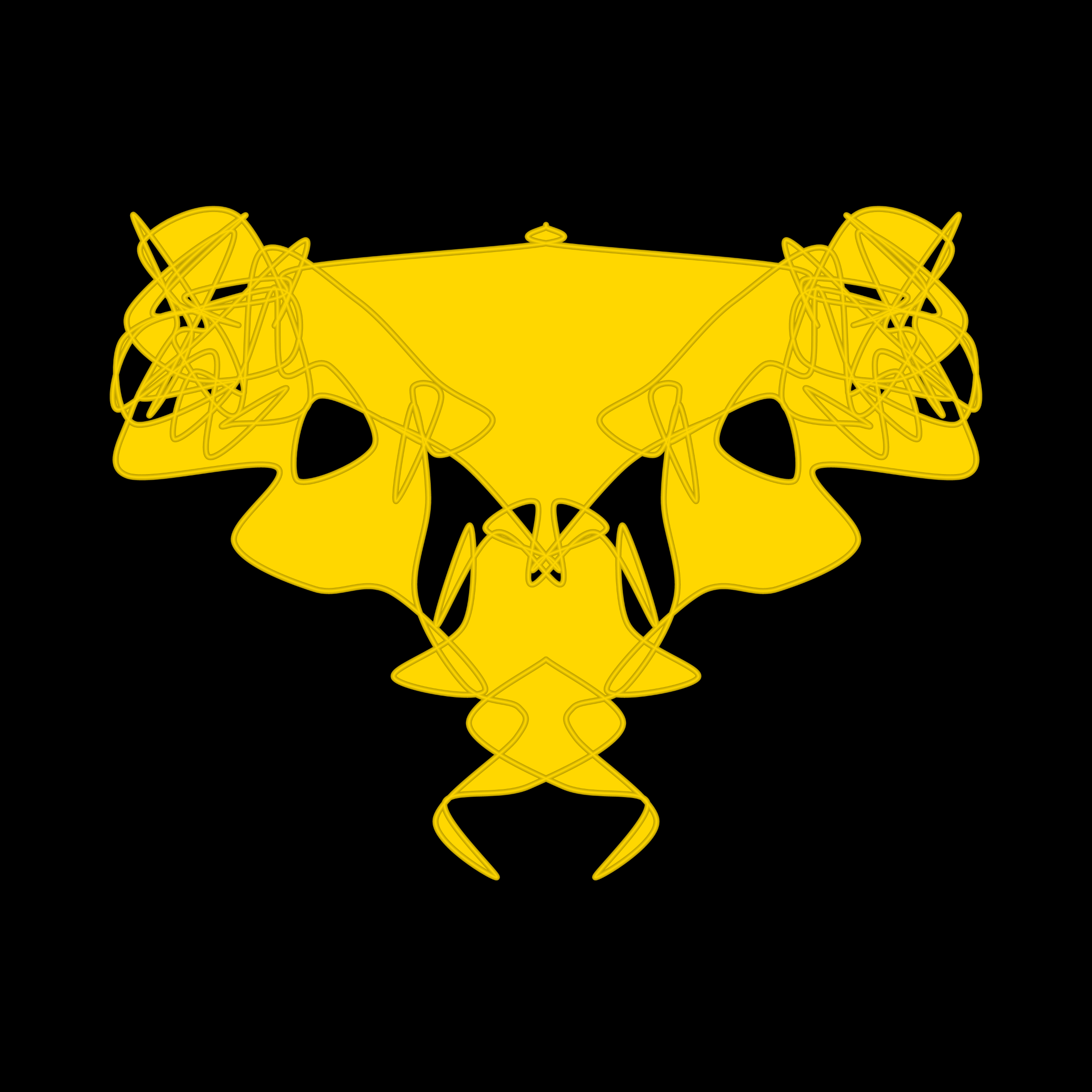 Art Blocks - Art Blocks v2 - Cryptoblots #1125 - NFT # 3001125