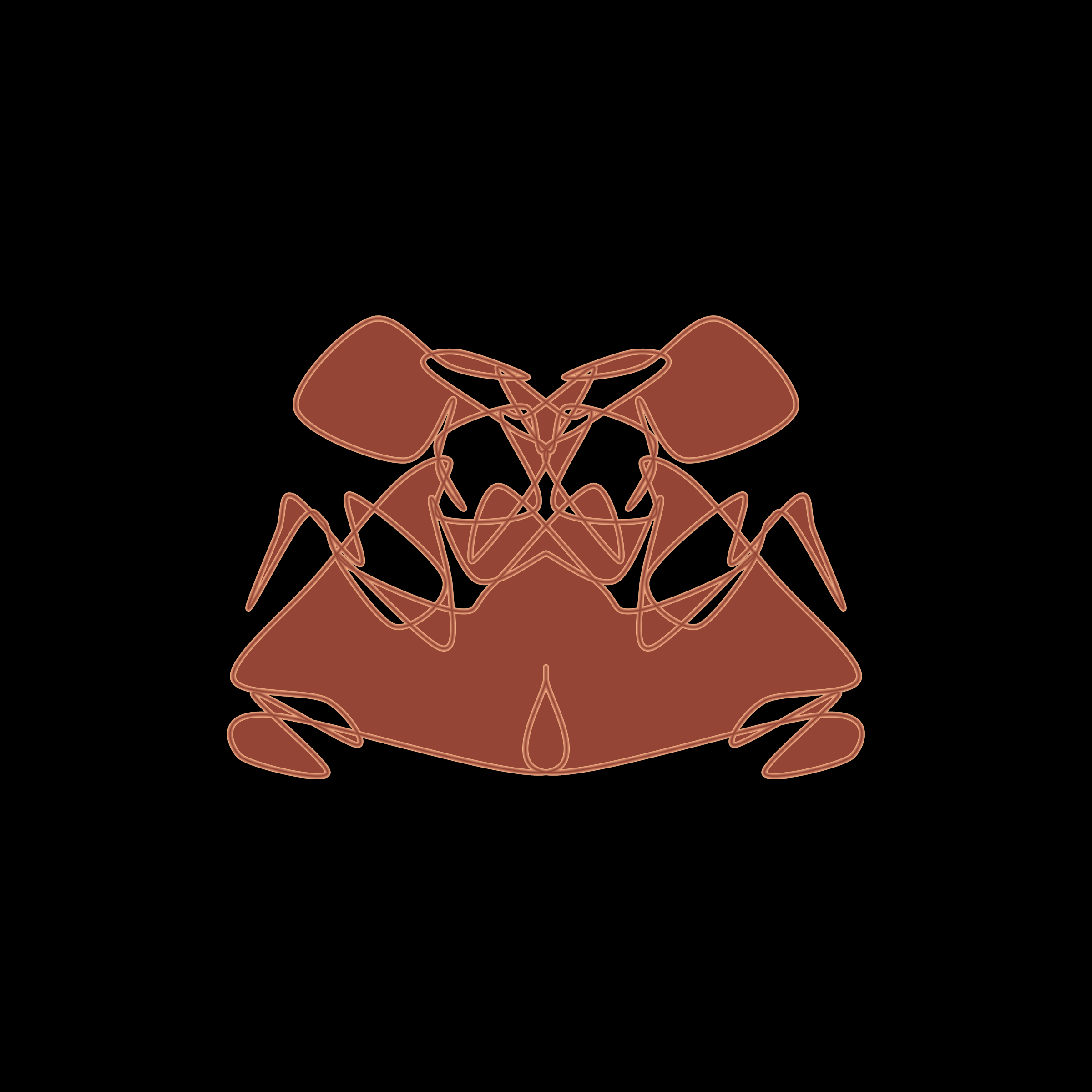 Art Blocks - Art Blocks v2 - Cryptoblots #1126 - NFT # 3001126