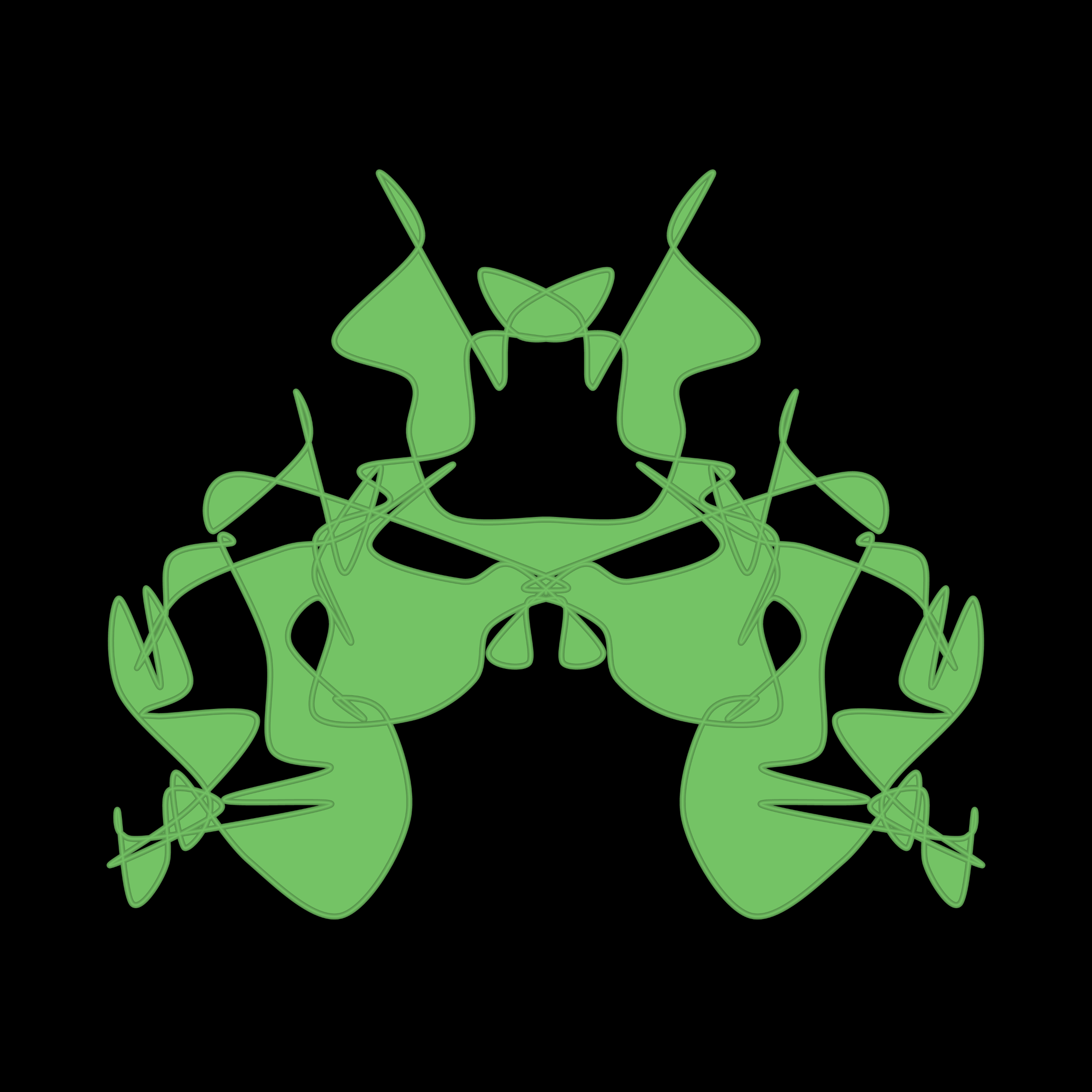 Art Blocks - Art Blocks v2 - Cryptoblots #1128 - NFT # 3001128