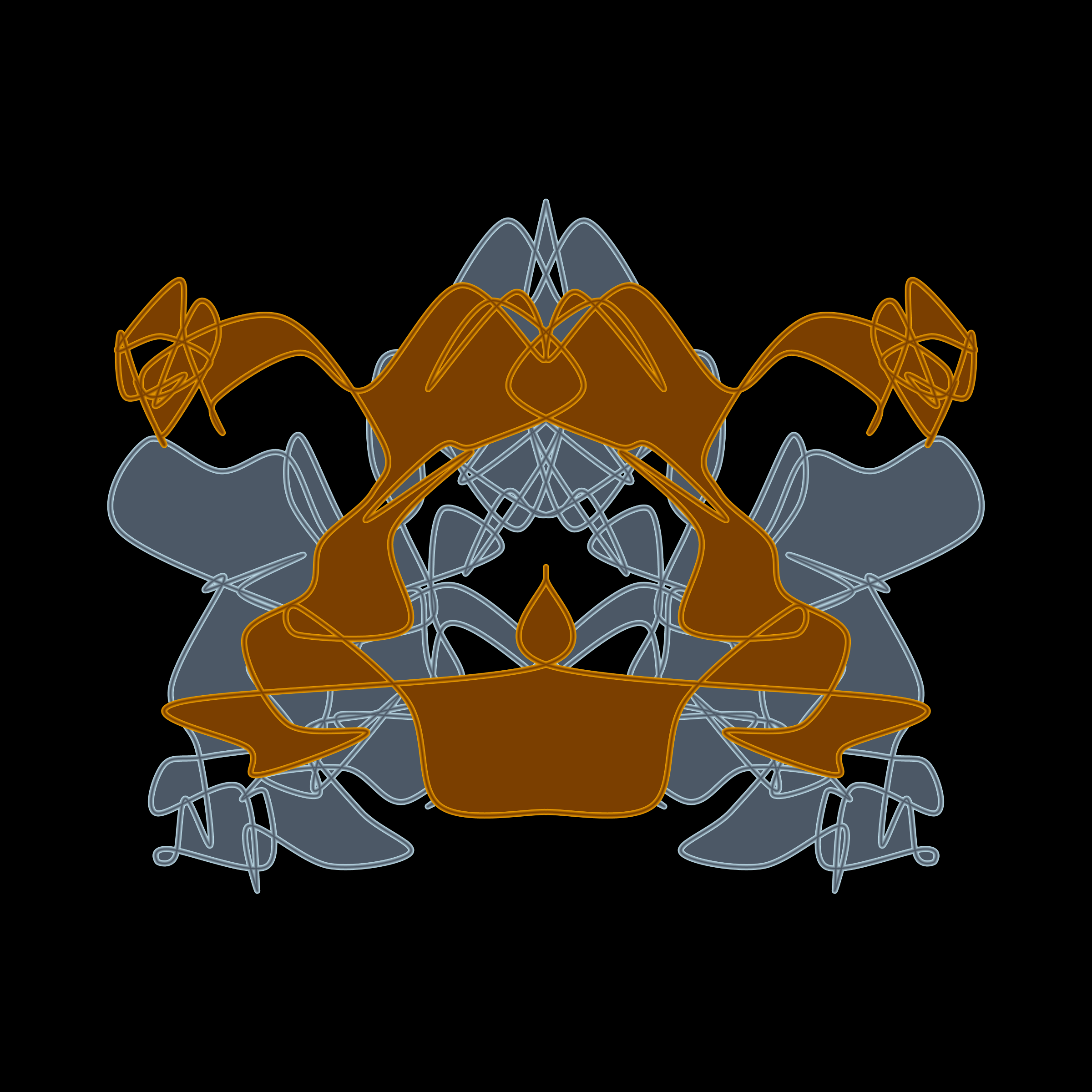 Art Blocks - Art Blocks v2 - Cryptoblots #1129 - NFT # 3001129