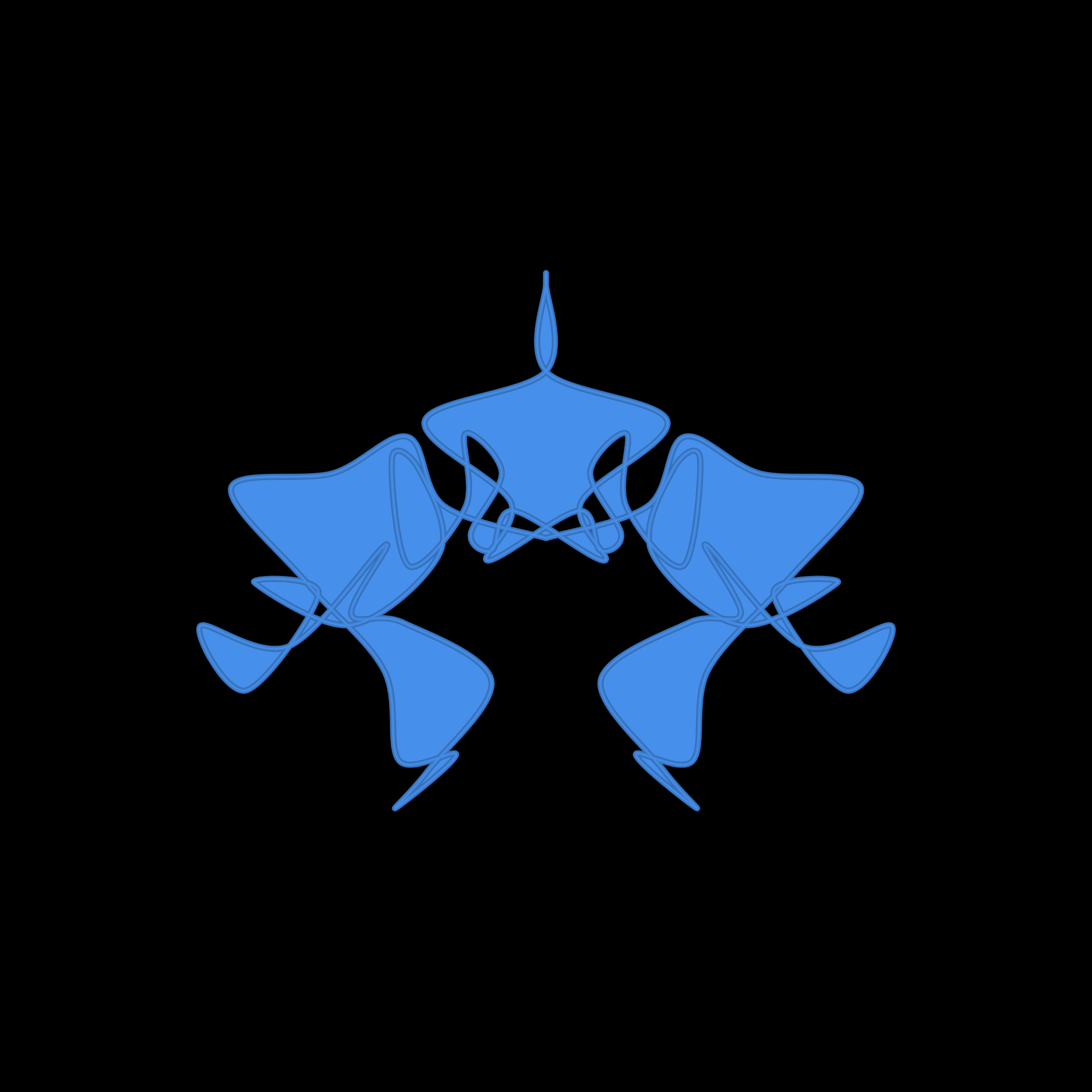 Art Blocks - Art Blocks v2 - Cryptoblots #1132 - NFT # 3001132