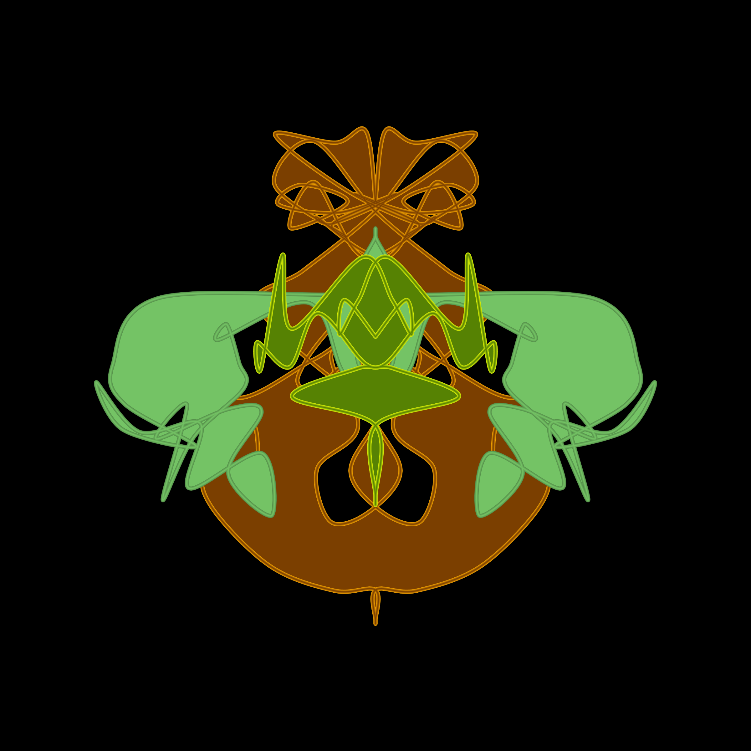 Art Blocks - Art Blocks v2 - Cryptoblots #1140 - NFT # 3001140