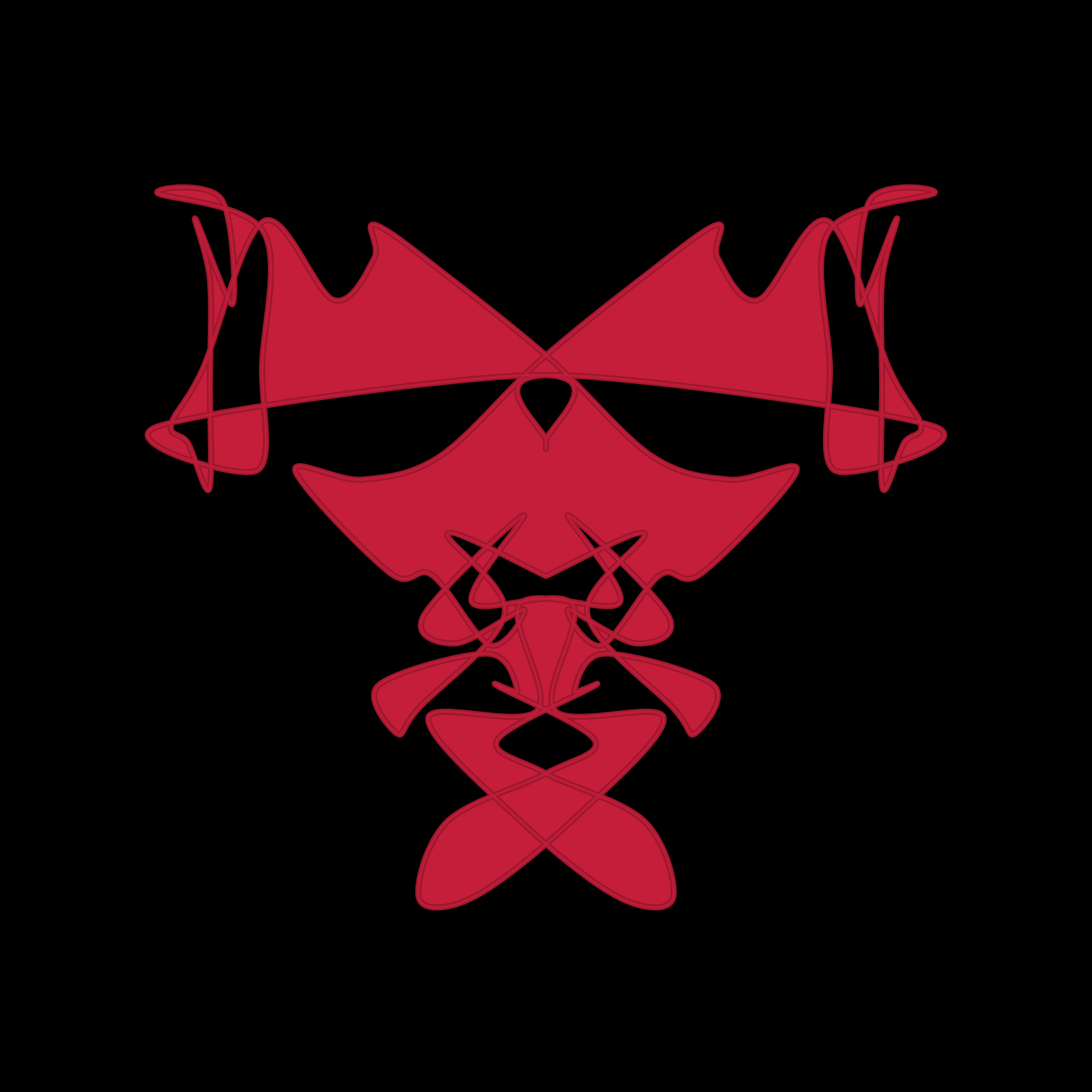 Art Blocks - Art Blocks v2 - Cryptoblots #1145 - NFT # 3001145