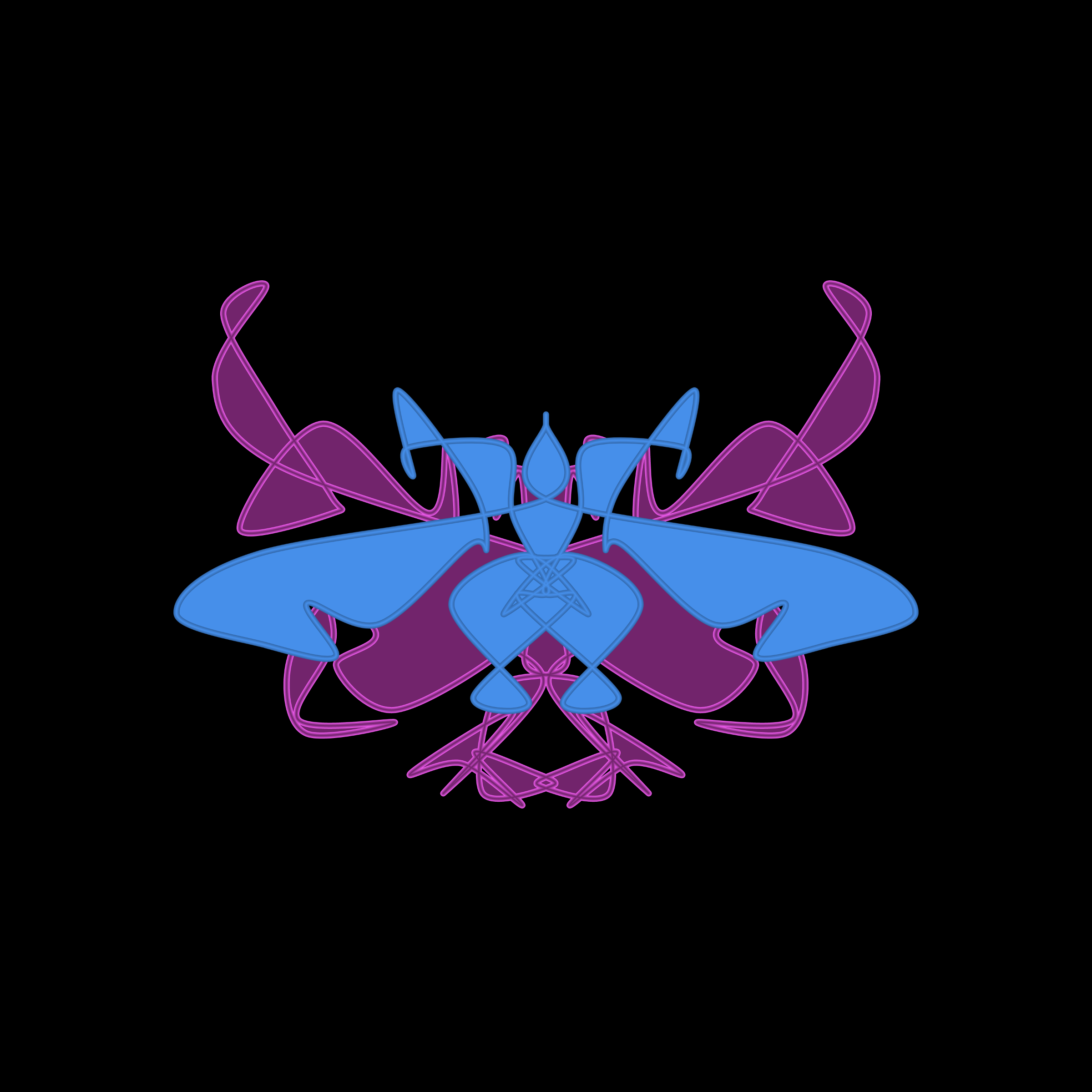 Art Blocks - Art Blocks v2 - Cryptoblots #1146 - NFT # 3001146