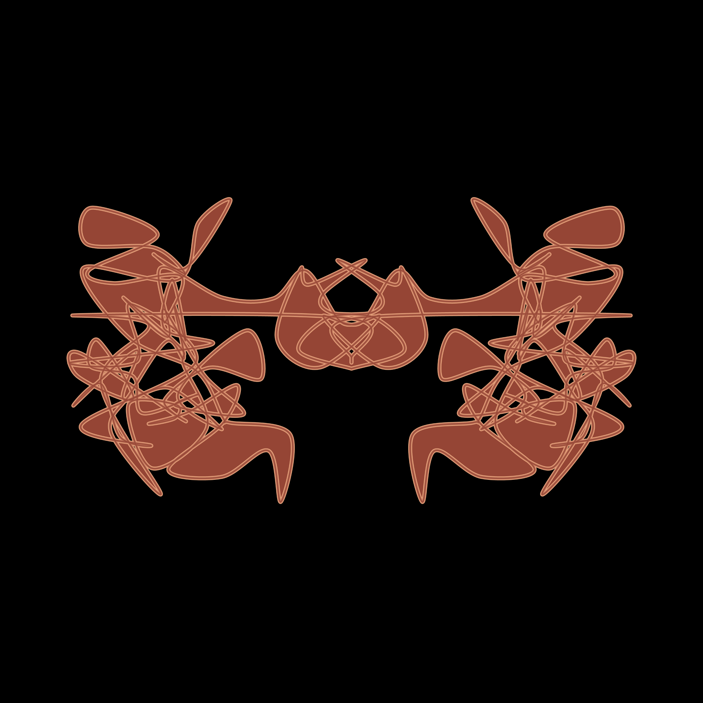 Art Blocks - Art Blocks v2 - Cryptoblots #1158 - NFT # 3001158