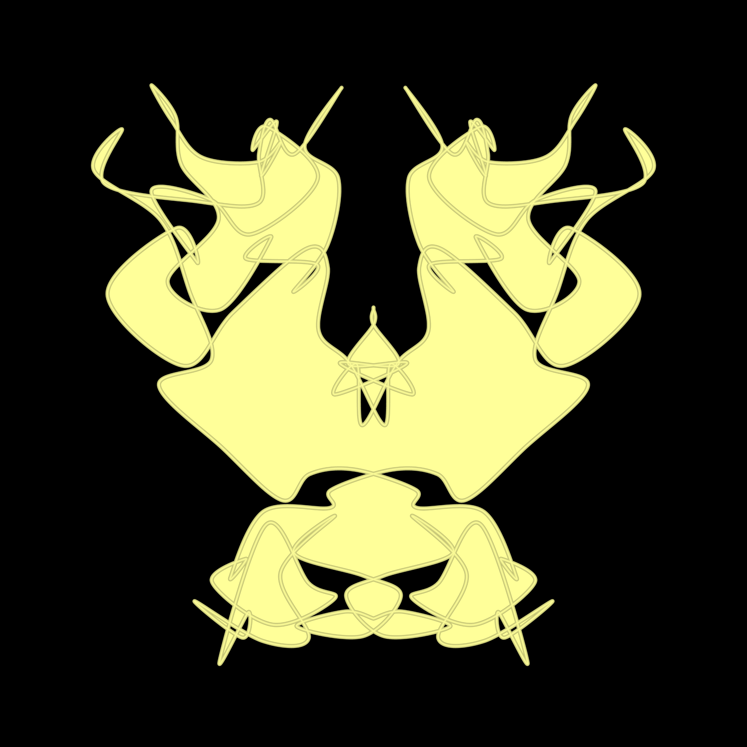 Art Blocks - Art Blocks v2 - Cryptoblots #1163 - NFT # 3001163