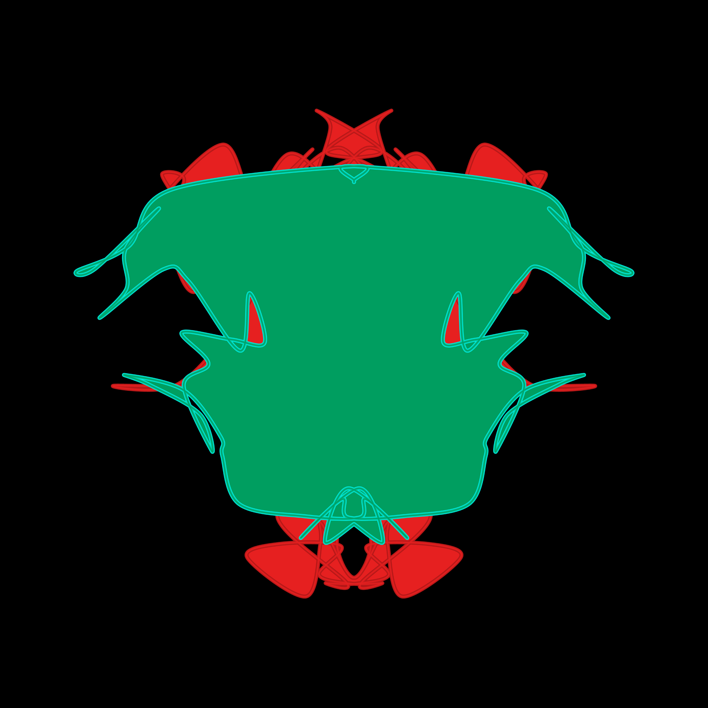 Art Blocks - Art Blocks v2 - Cryptoblots #1167 - NFT # 3001167