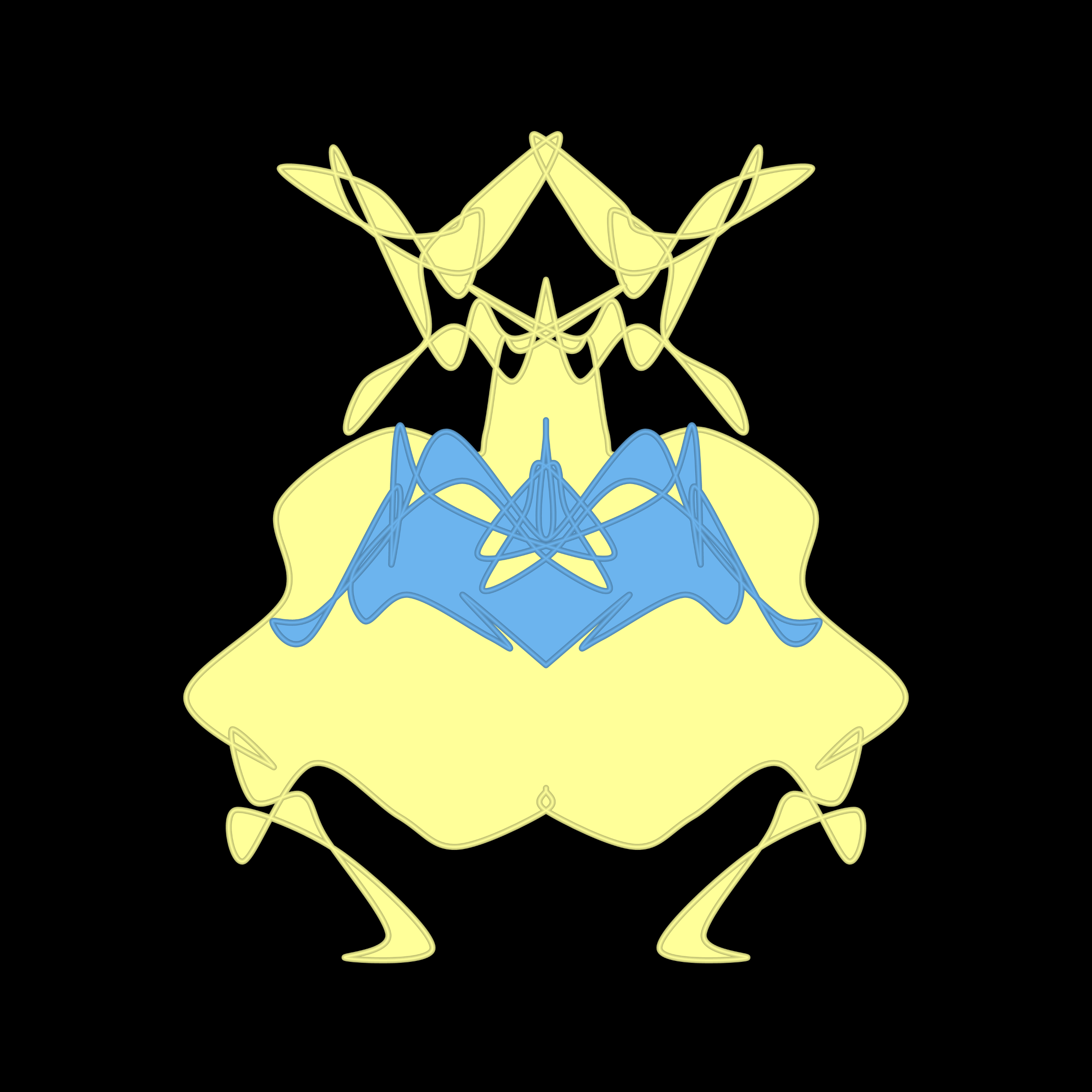 Art Blocks - Art Blocks v2 - Cryptoblots #1181 - NFT # 3001181