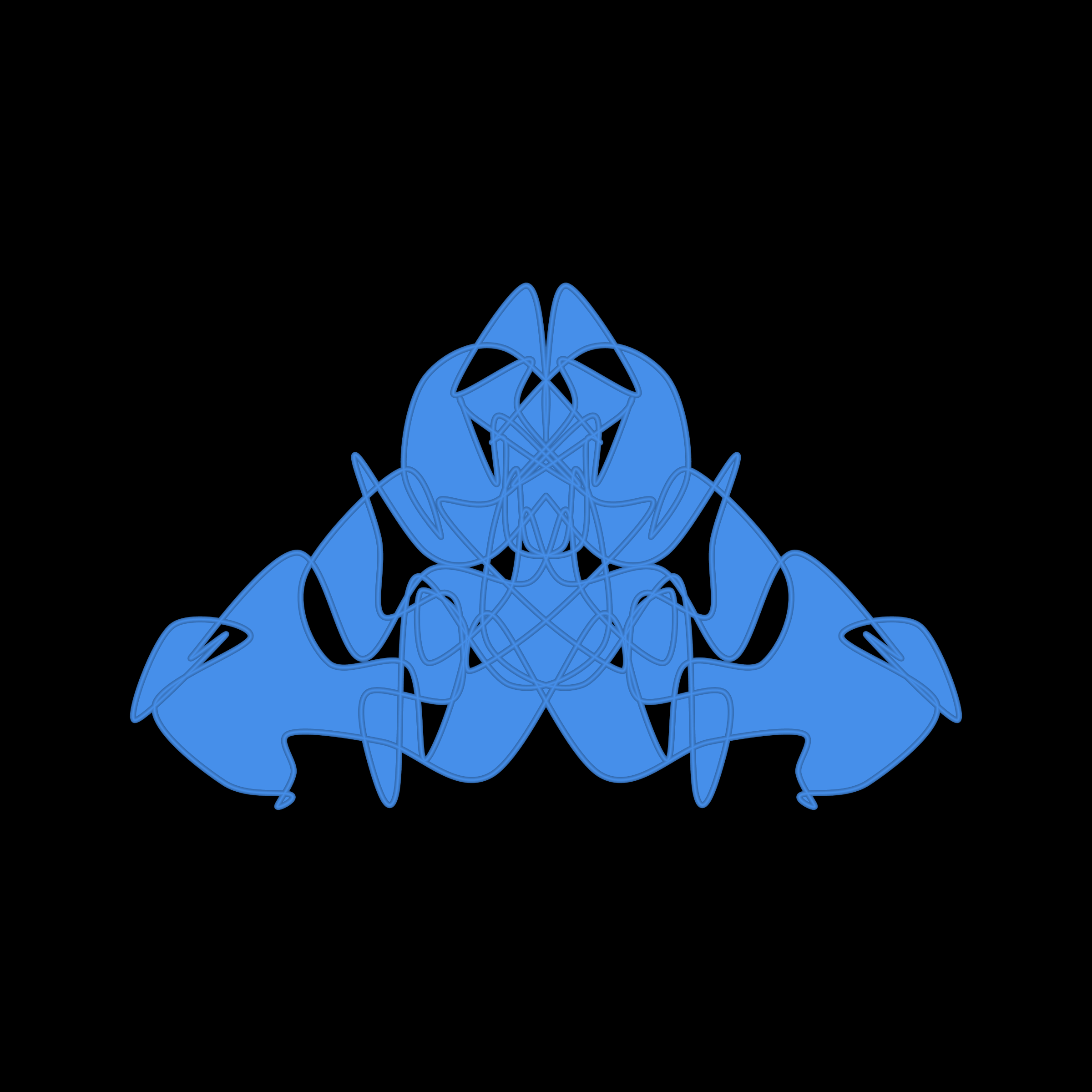 Art Blocks - Art Blocks v2 - Cryptoblots #1184 - NFT # 3001184