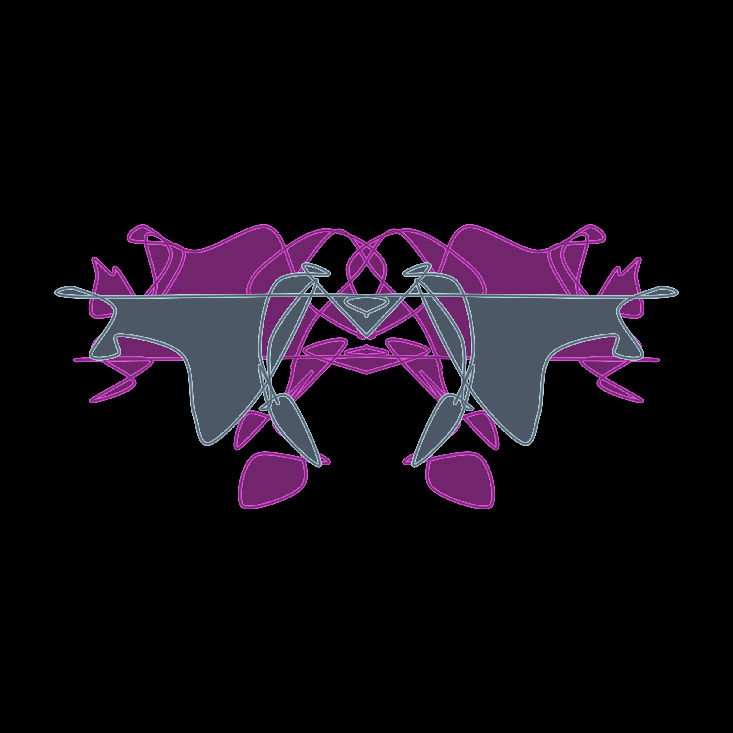 Art Blocks - Art Blocks v2 - Cryptoblots #1185 - NFT # 3001185