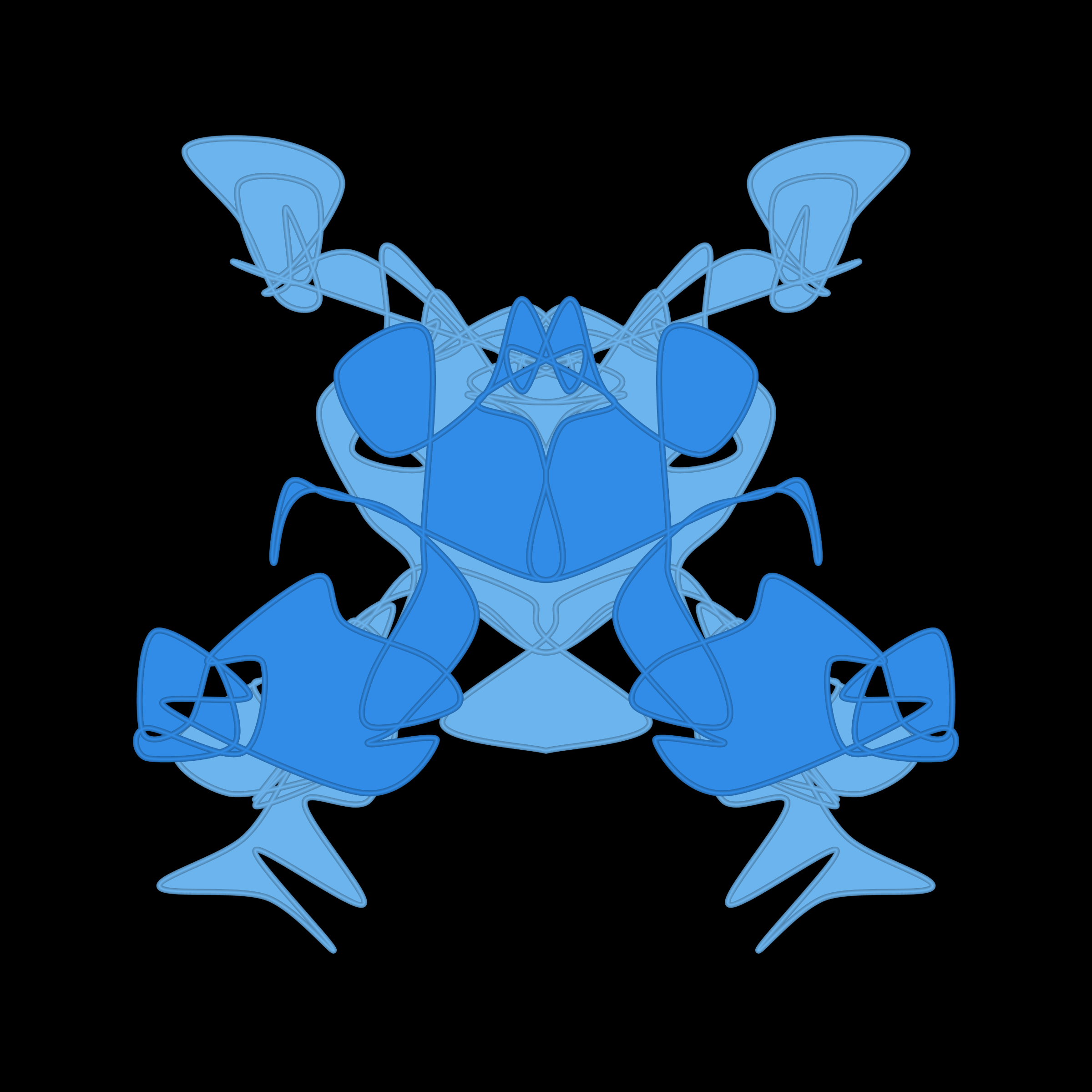 Art Blocks - Art Blocks v2 - Cryptoblots #1191 - NFT # 3001191