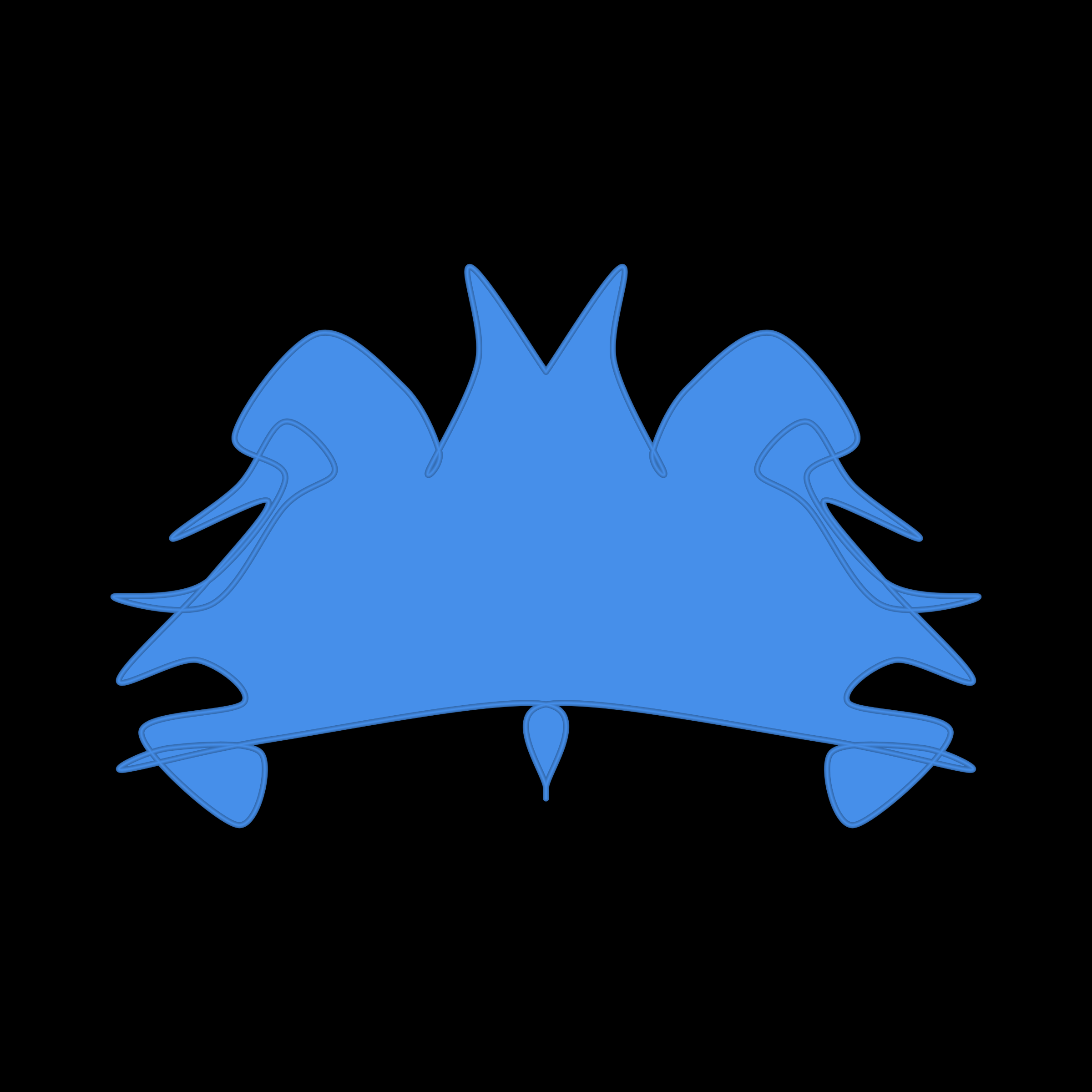 Art Blocks - Art Blocks v2 - Cryptoblots #1195 - NFT # 3001195