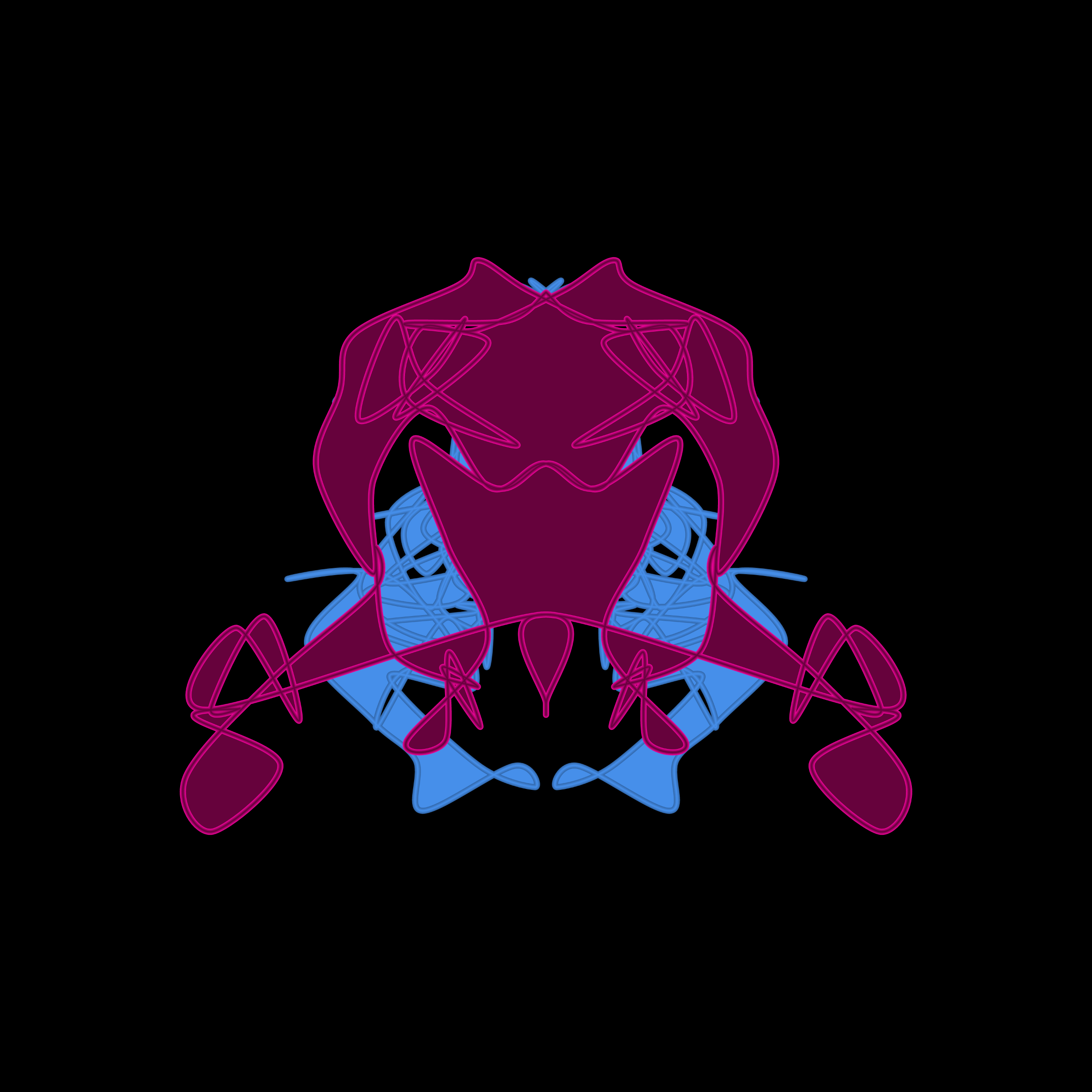 Art Blocks - Art Blocks v2 - Cryptoblots #1201 - NFT # 3001201