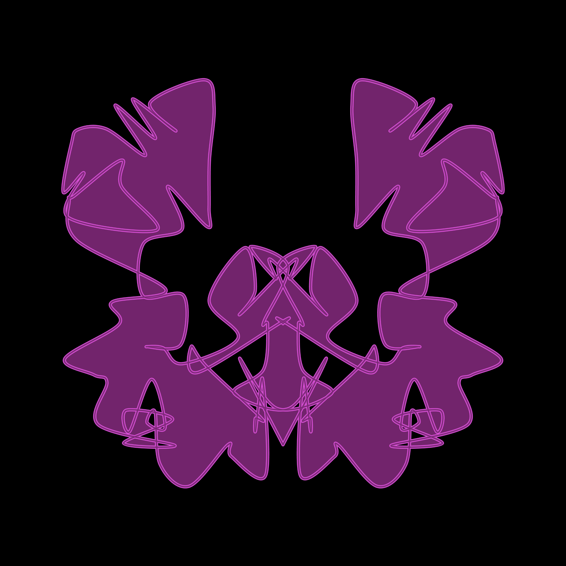 Art Blocks - Art Blocks v2 - Cryptoblots #1208 - NFT # 3001208