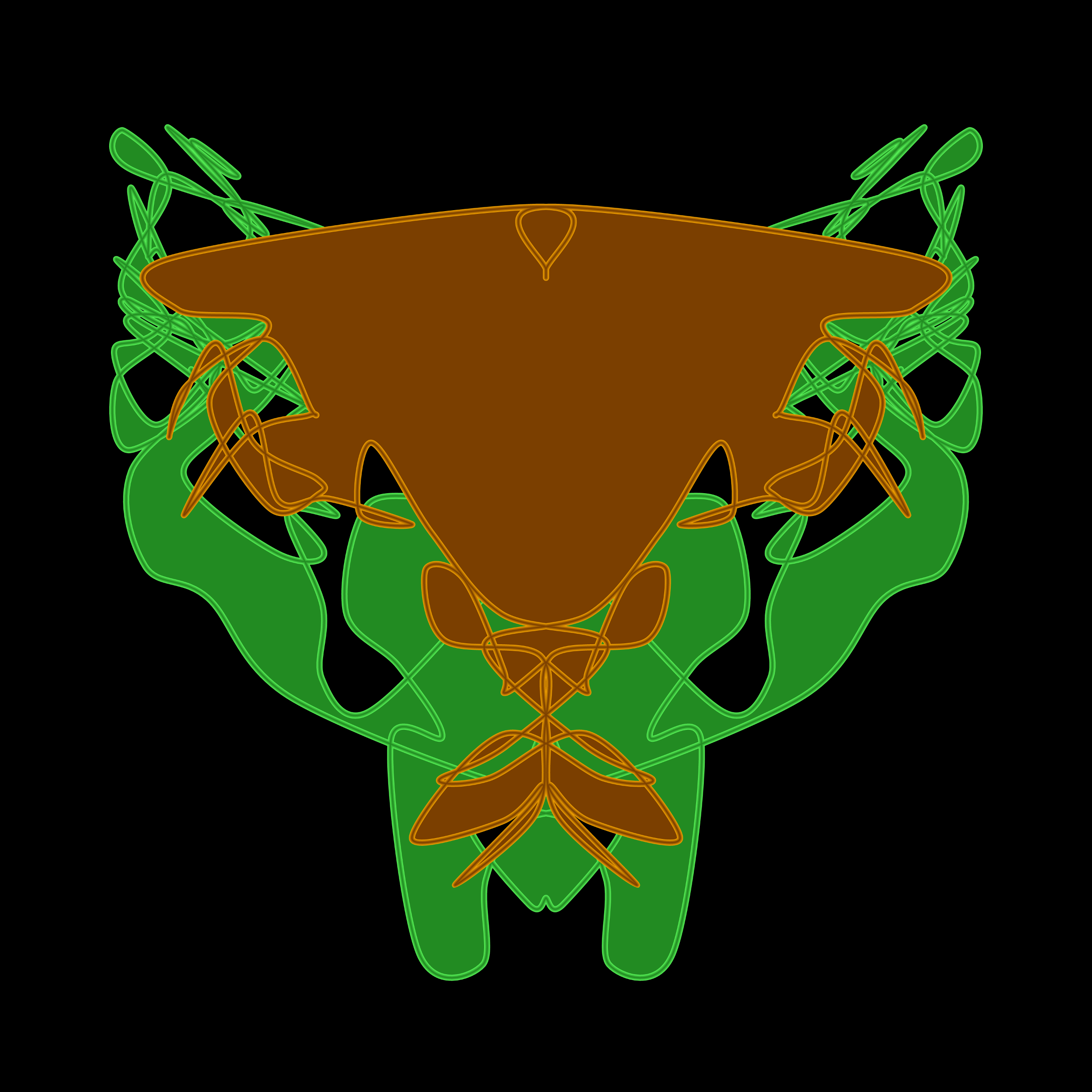 Art Blocks - Art Blocks v2 - Cryptoblots #1210 - NFT # 3001210