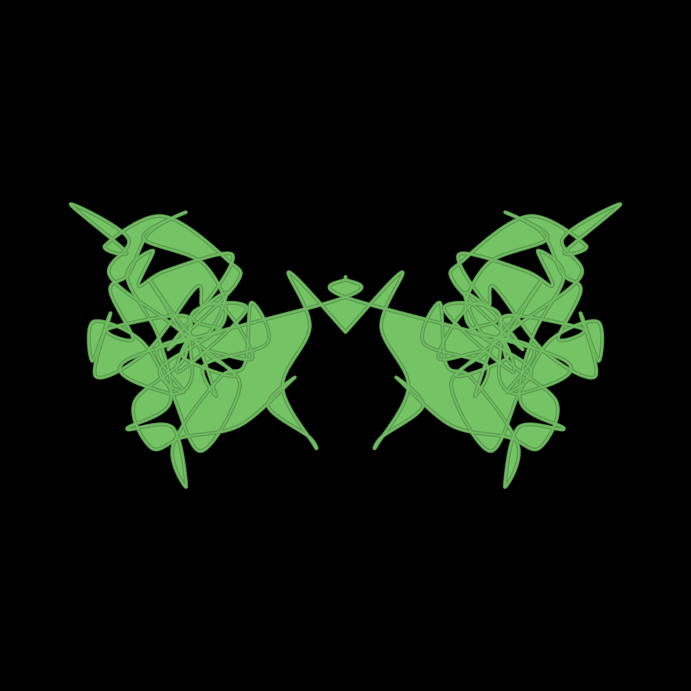 Art Blocks - Art Blocks v2 - Cryptoblots #1217 - NFT # 3001217