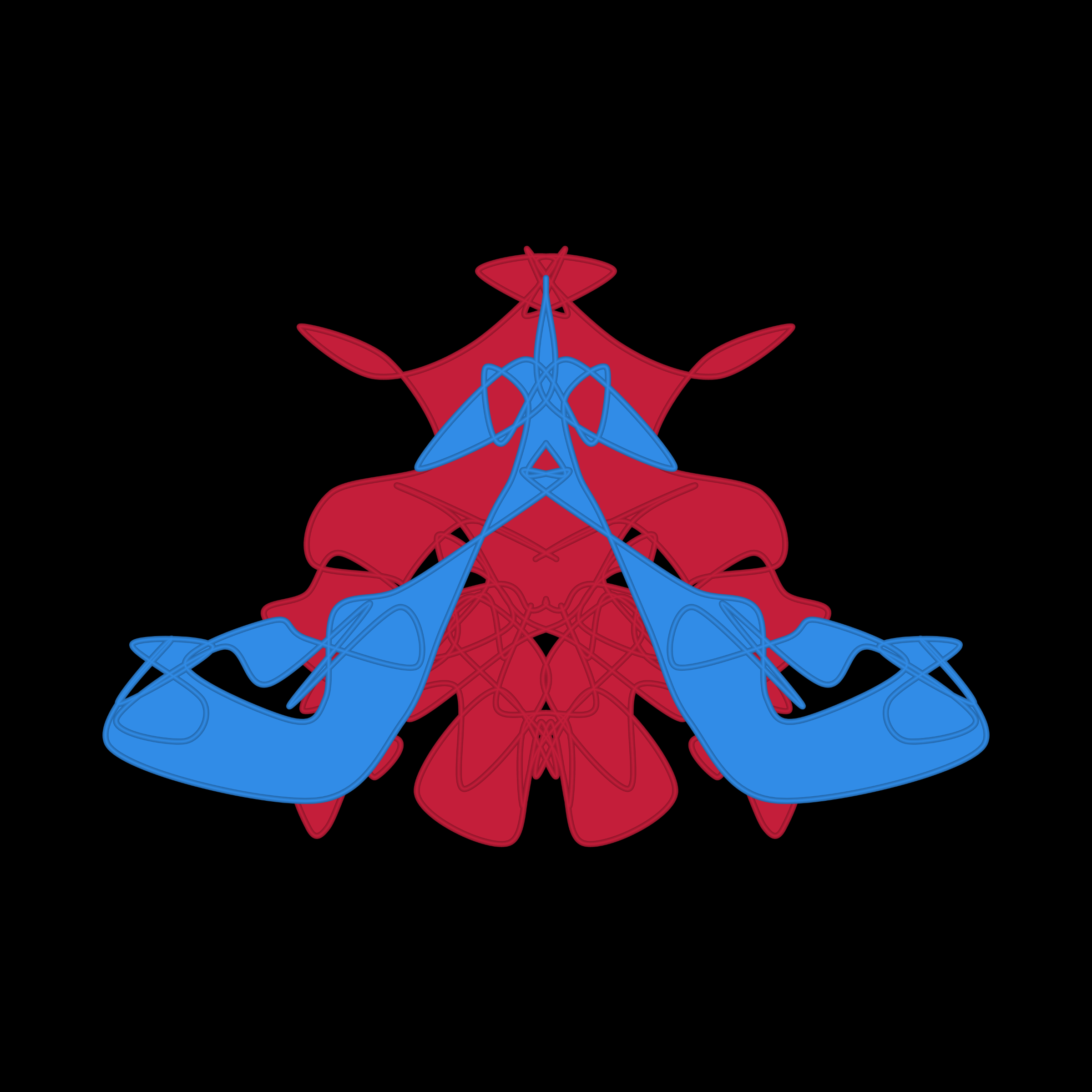 Art Blocks - Art Blocks v2 - Cryptoblots #1219 - NFT # 3001219