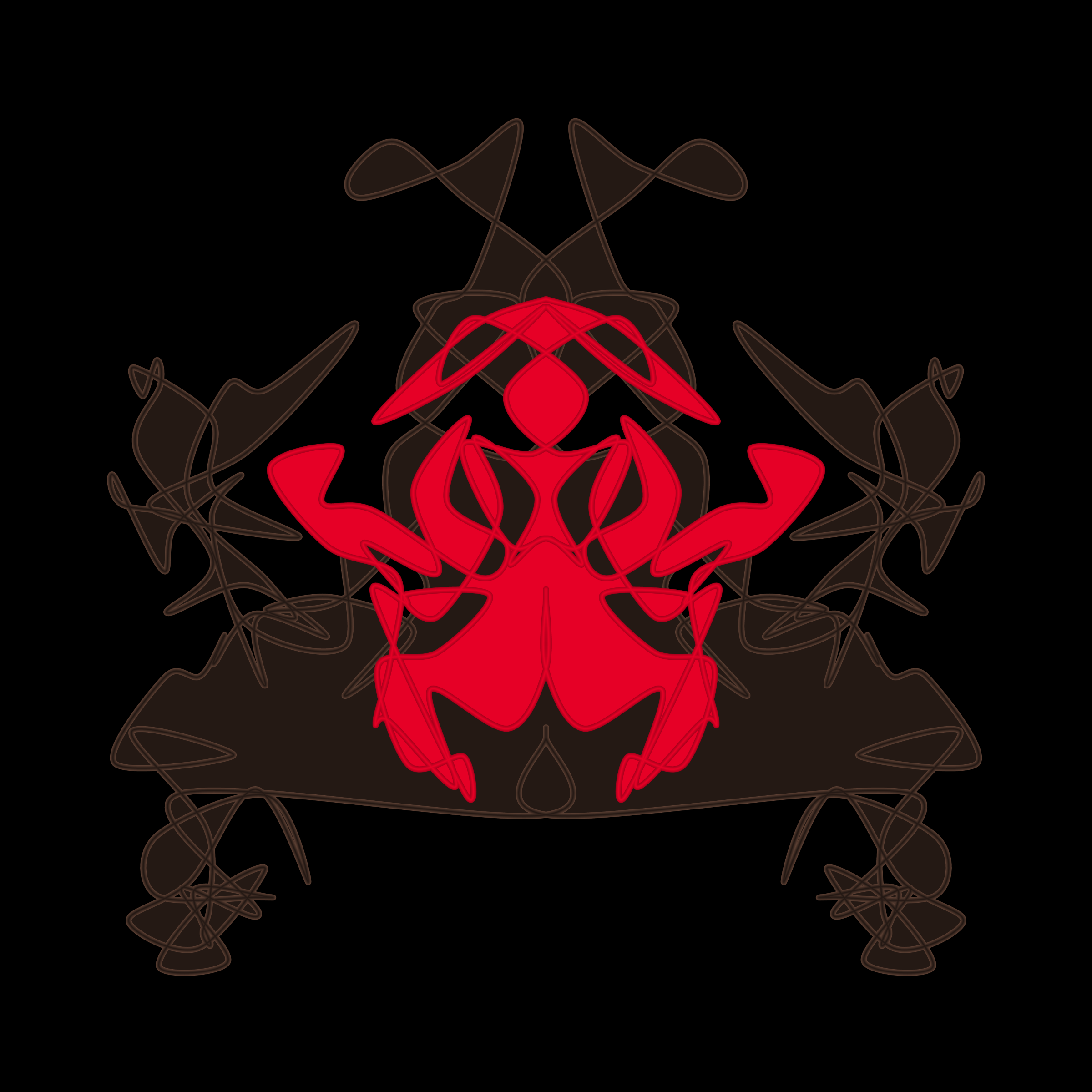 Art Blocks - Art Blocks v2 - Cryptoblots #1221 - NFT # 3001221