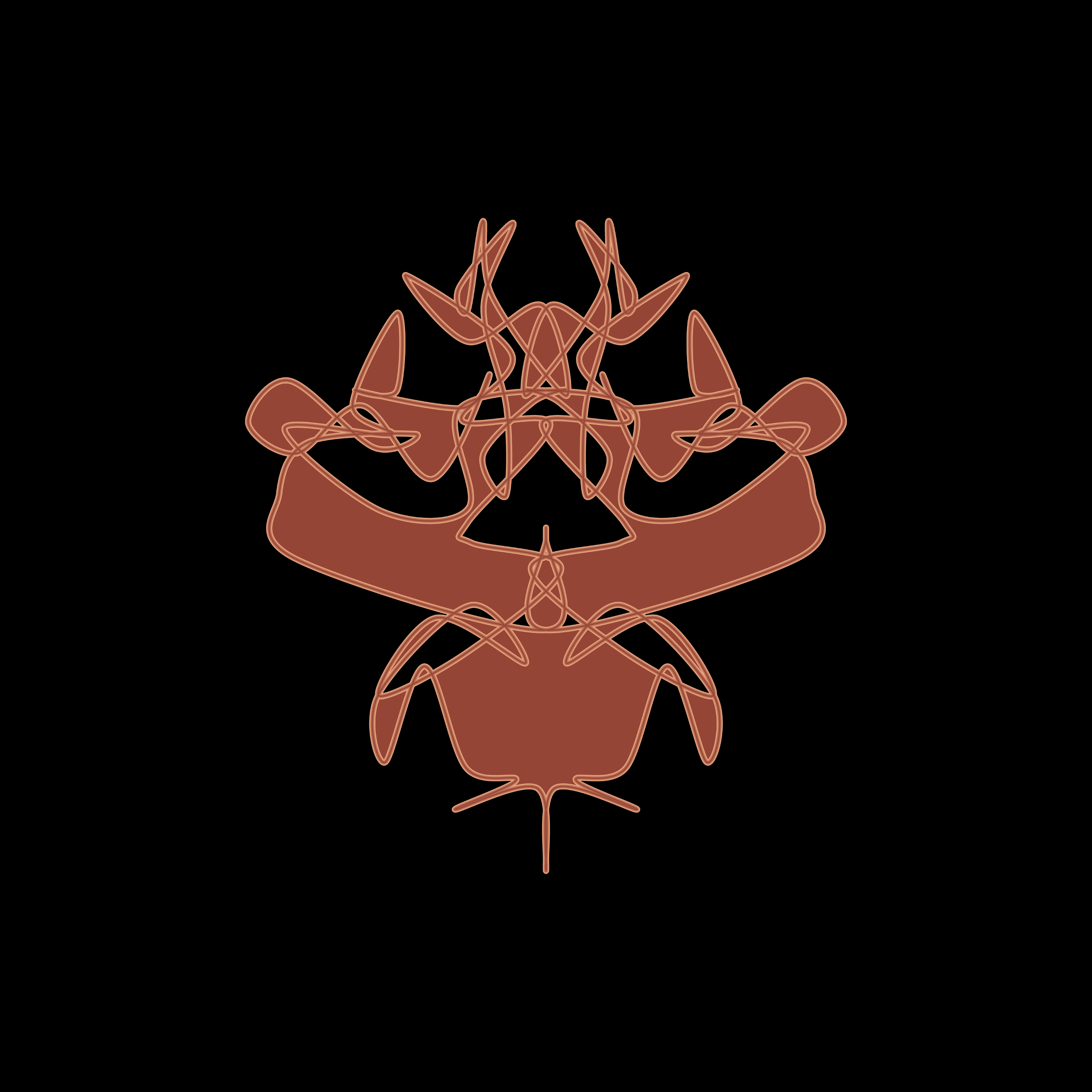 Art Blocks - Art Blocks v2 - Cryptoblots #1222 - NFT # 3001222