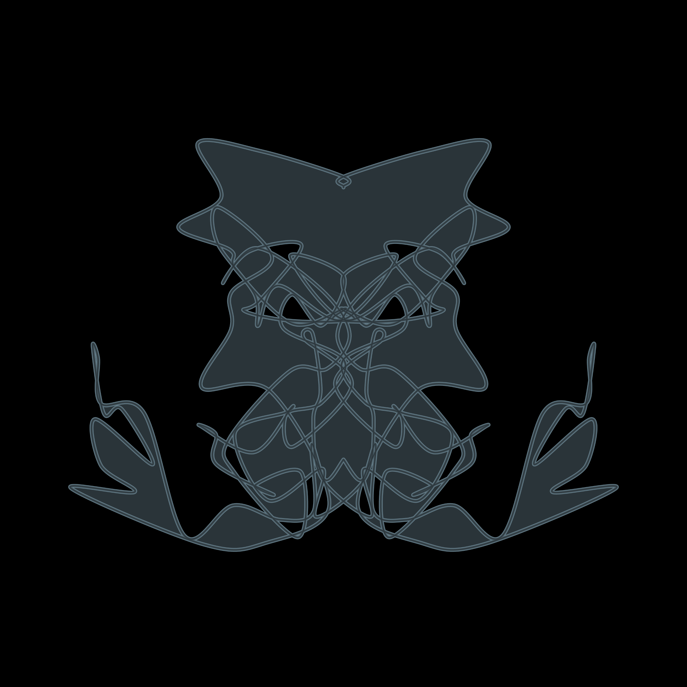 Art Blocks - Art Blocks v2 - Cryptoblots #1225 - NFT # 3001225