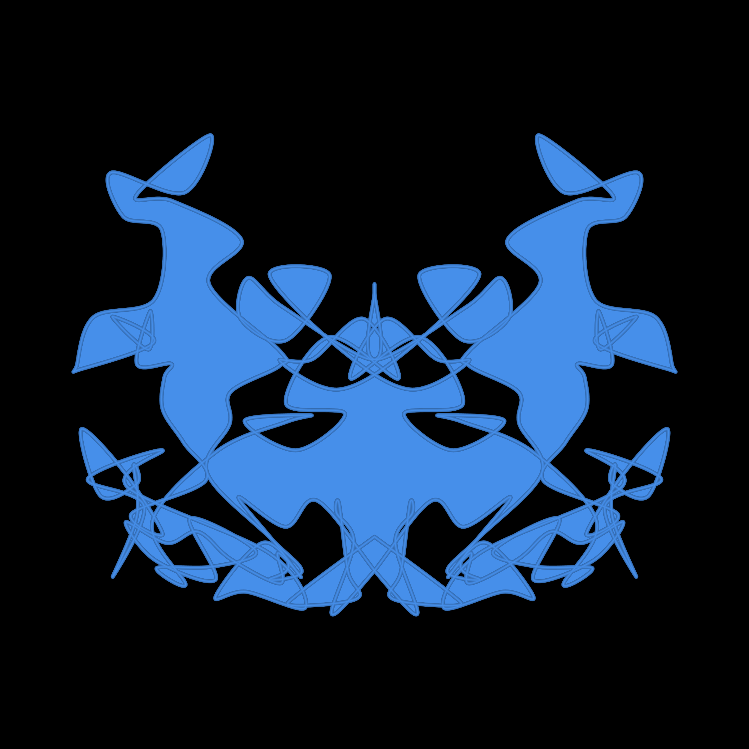 Art Blocks - Art Blocks v2 - Cryptoblots #1227 - NFT # 3001227