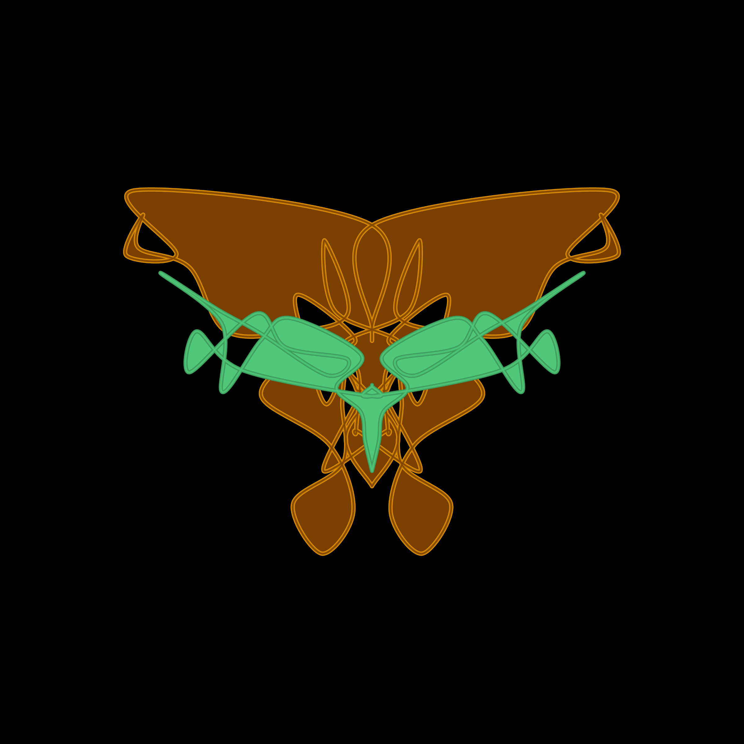 Art Blocks - Art Blocks v2 - Cryptoblots #1230 - NFT # 3001230