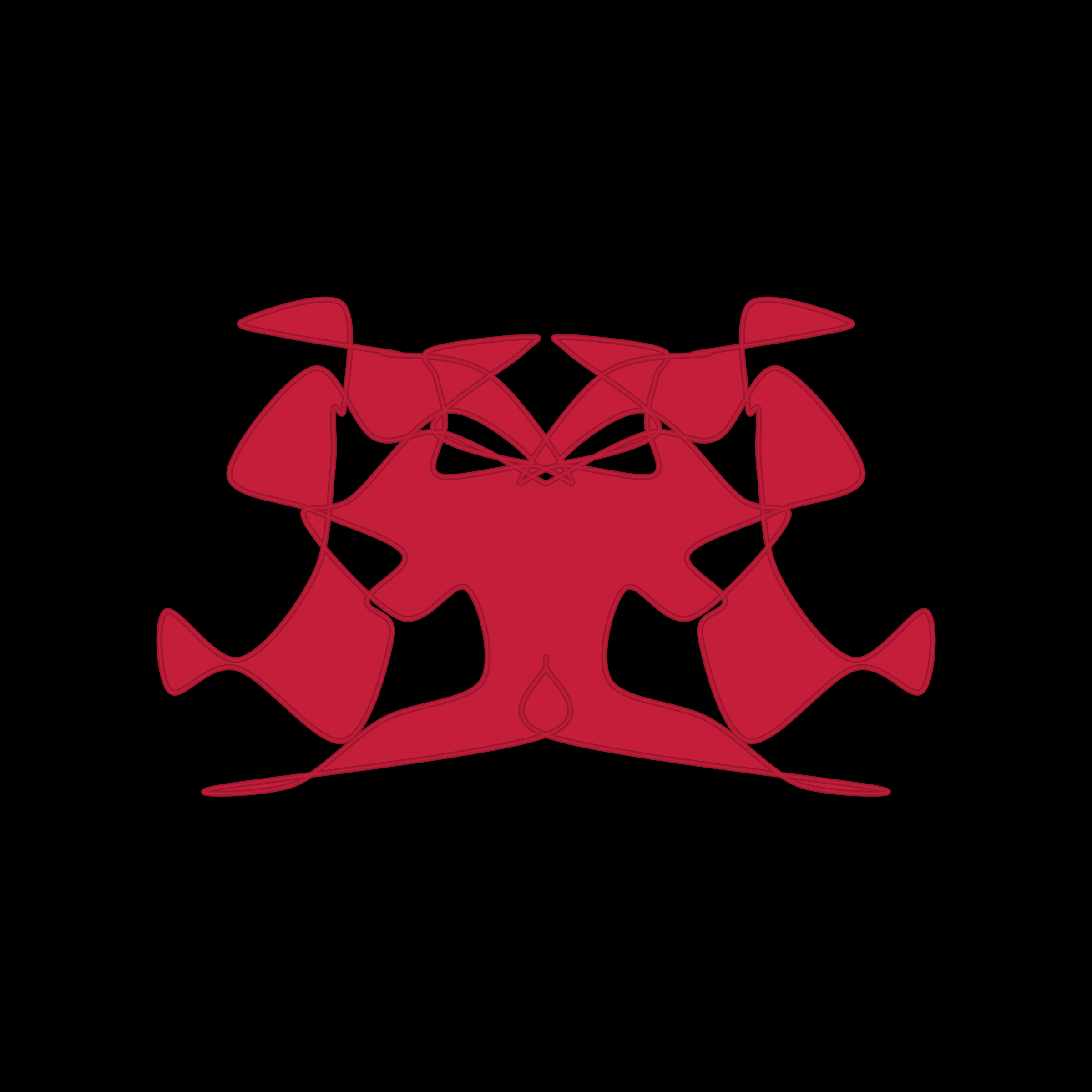 Art Blocks - Art Blocks v2 - Cryptoblots #1233 - NFT # 3001233