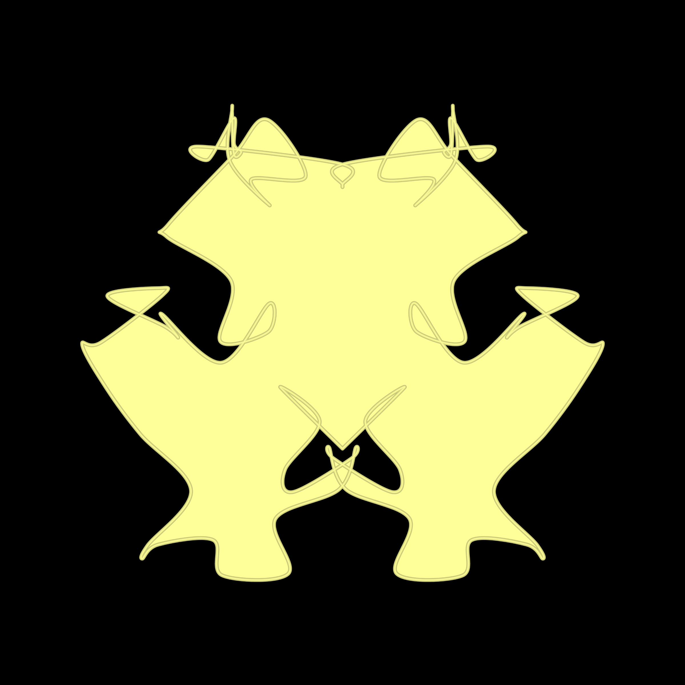 Art Blocks - Art Blocks v2 - Cryptoblots #1234 - NFT # 3001234