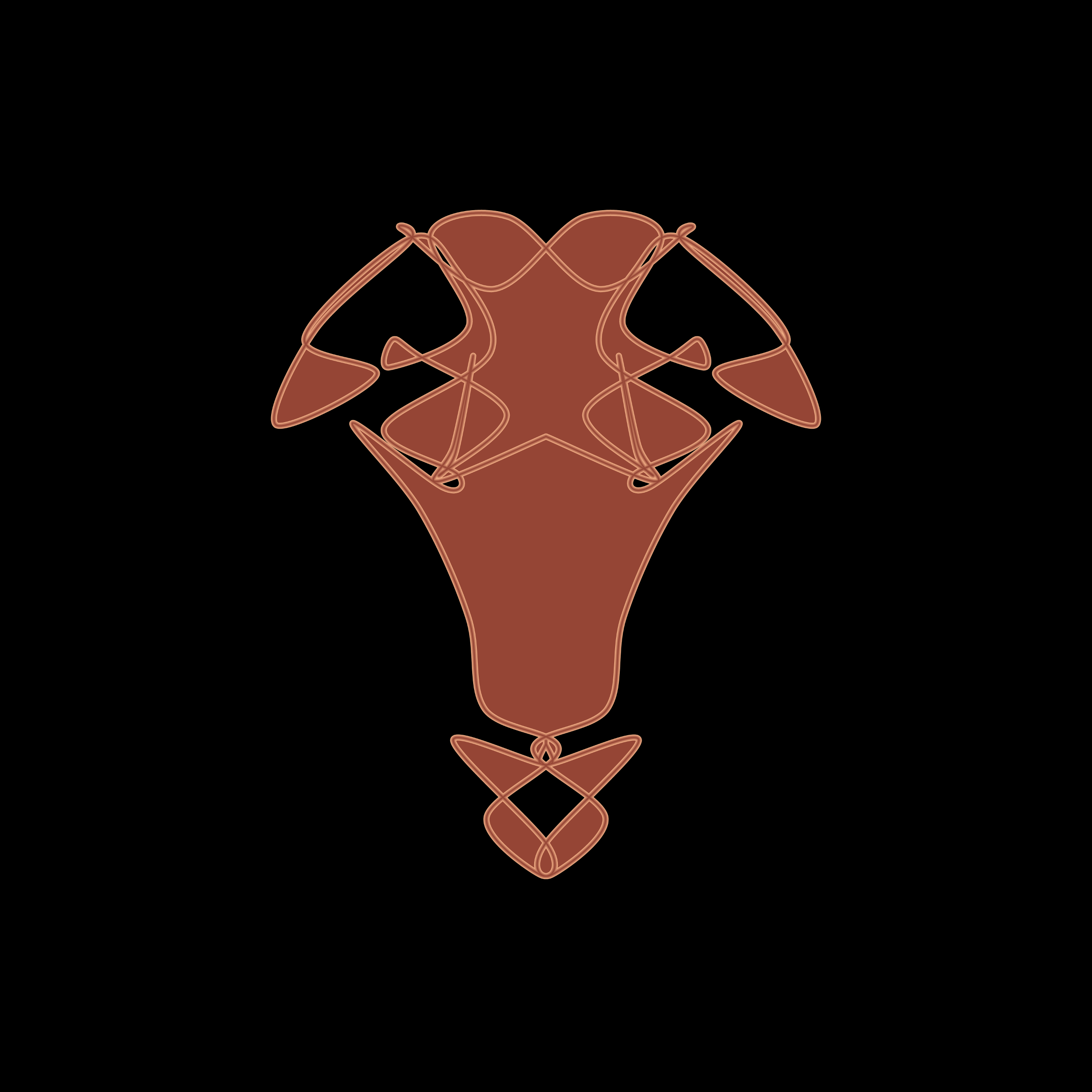 Art Blocks - Art Blocks v2 - Cryptoblots #1237 - NFT # 3001237