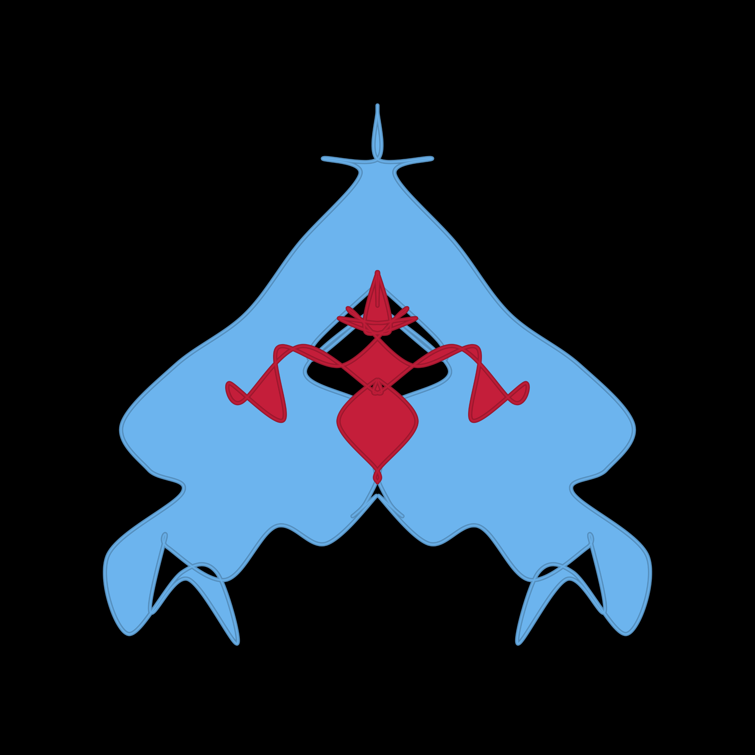 Art Blocks - Art Blocks v2 - Cryptoblots #1244 - NFT # 3001244