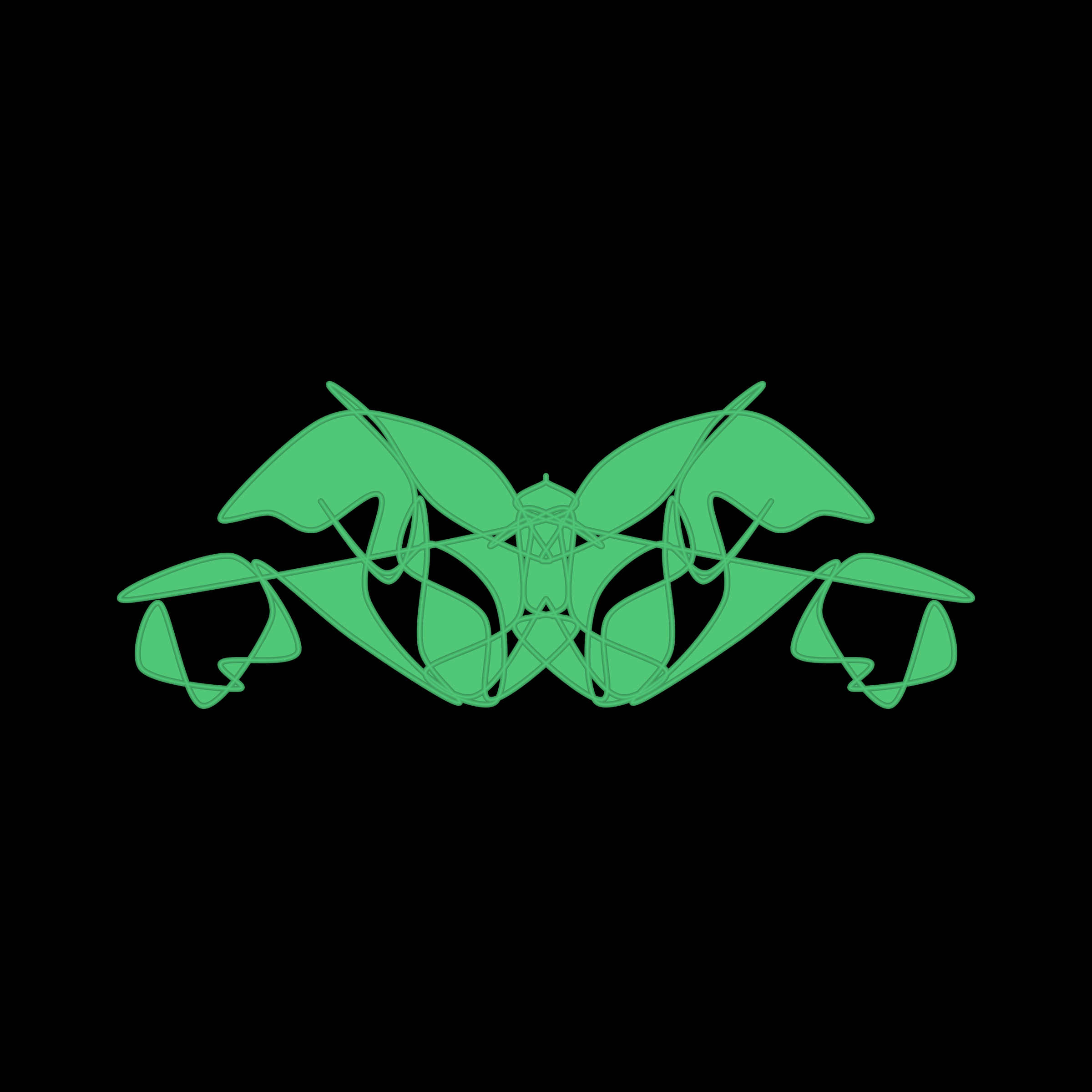 Art Blocks - Art Blocks v2 - Cryptoblots #1252 - NFT # 3001252