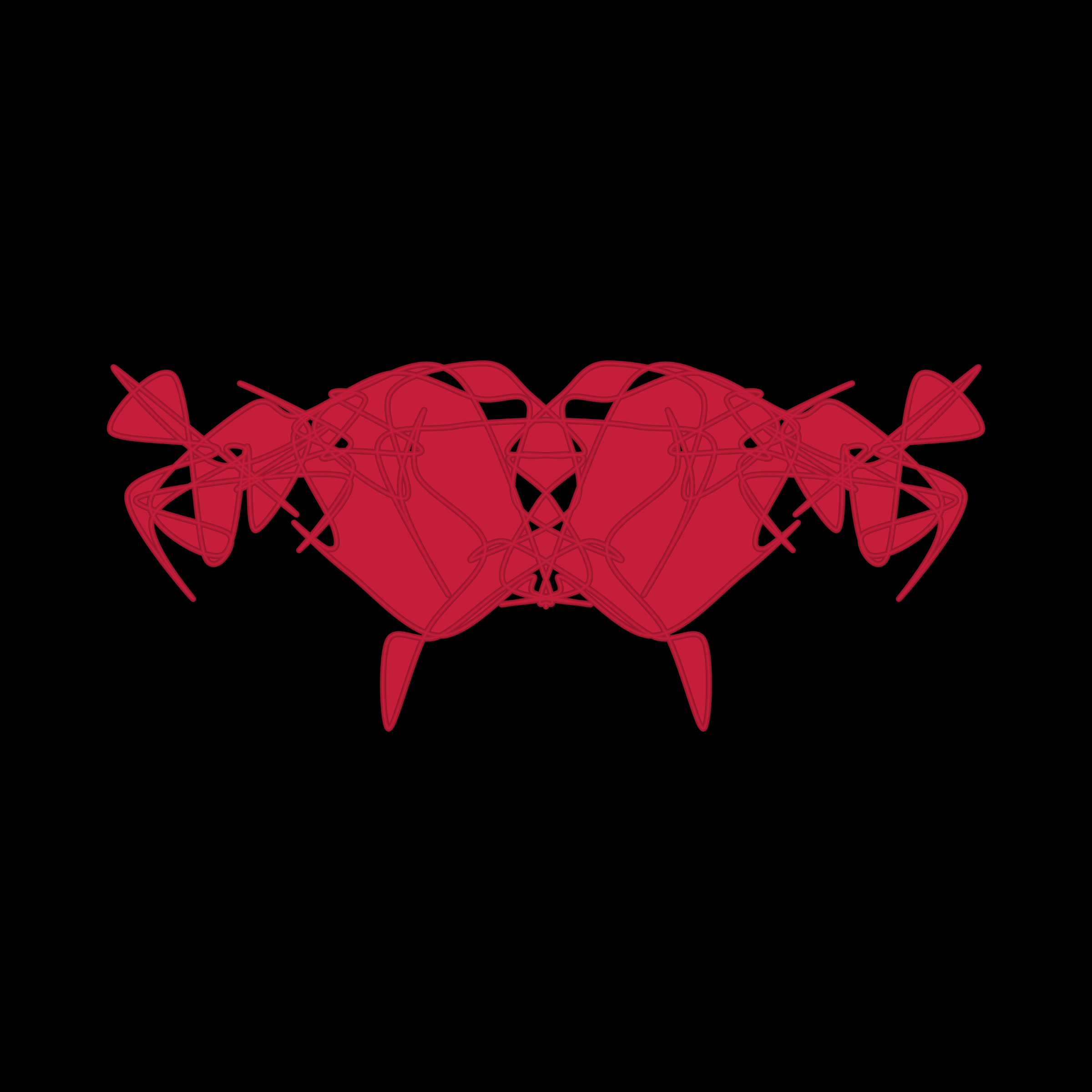 Art Blocks - Art Blocks v2 - Cryptoblots #1261 - NFT # 3001261