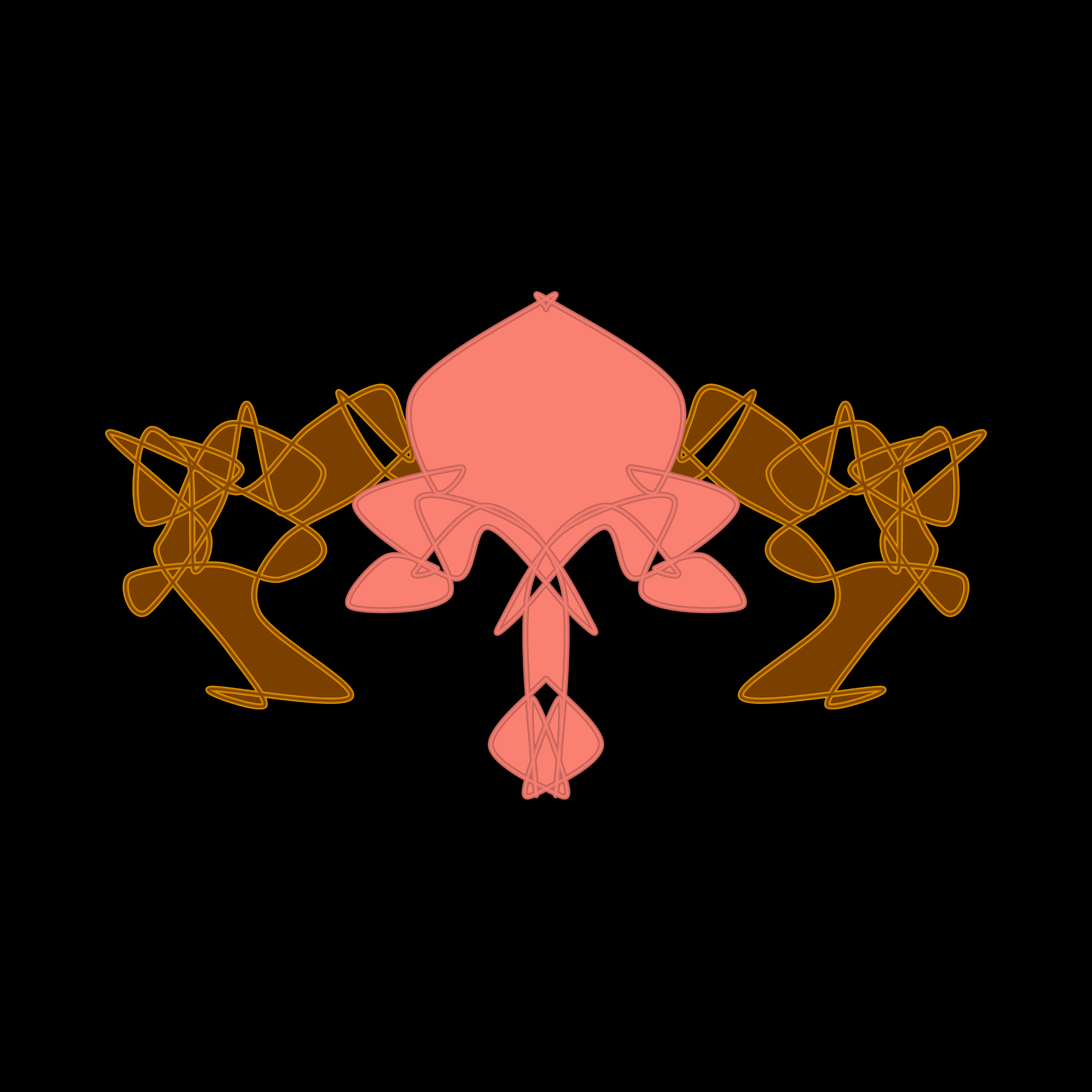 Art Blocks - Art Blocks v2 - Cryptoblots #1262 - NFT # 3001262