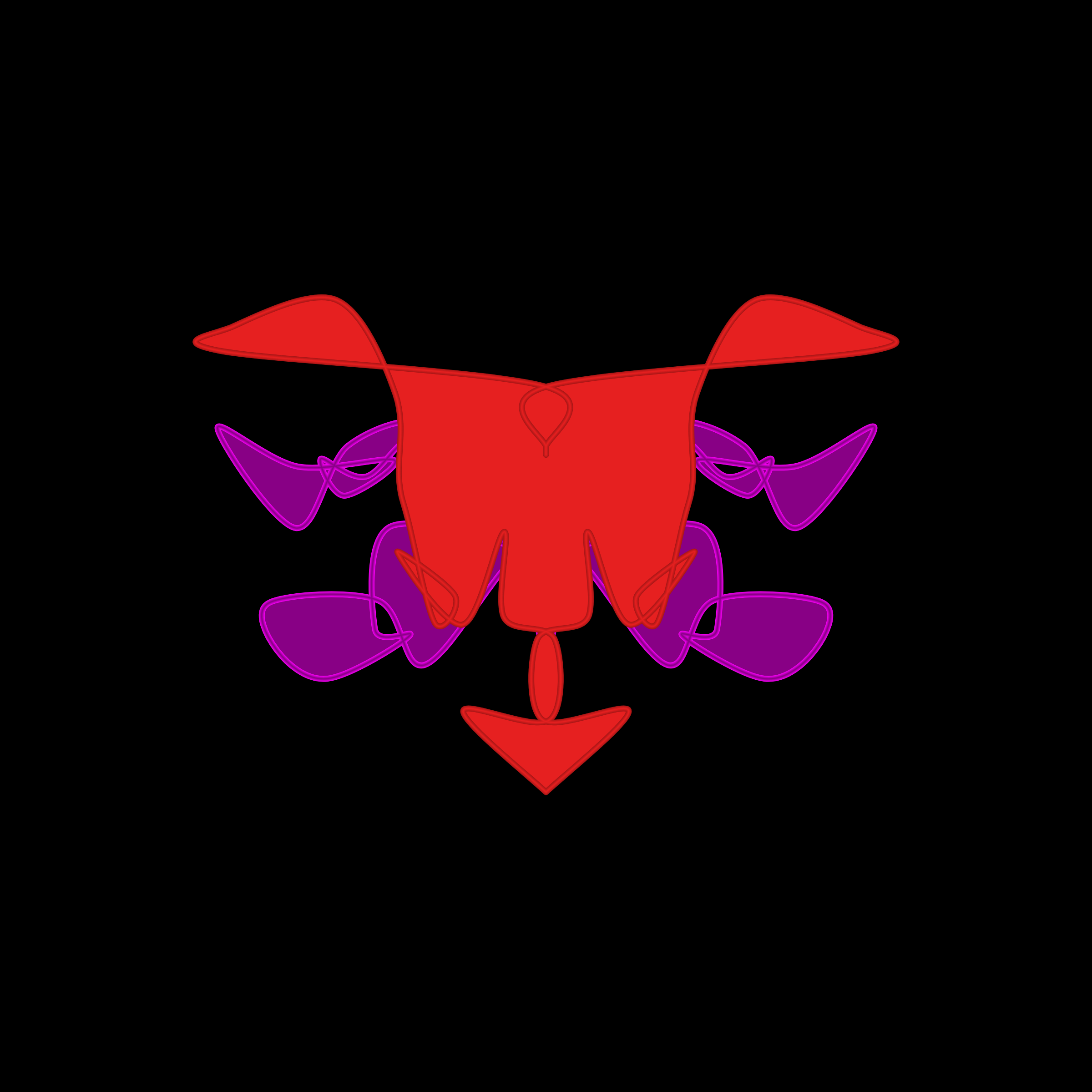 Art Blocks - Art Blocks v2 - Cryptoblots #1266 - NFT # 3001266