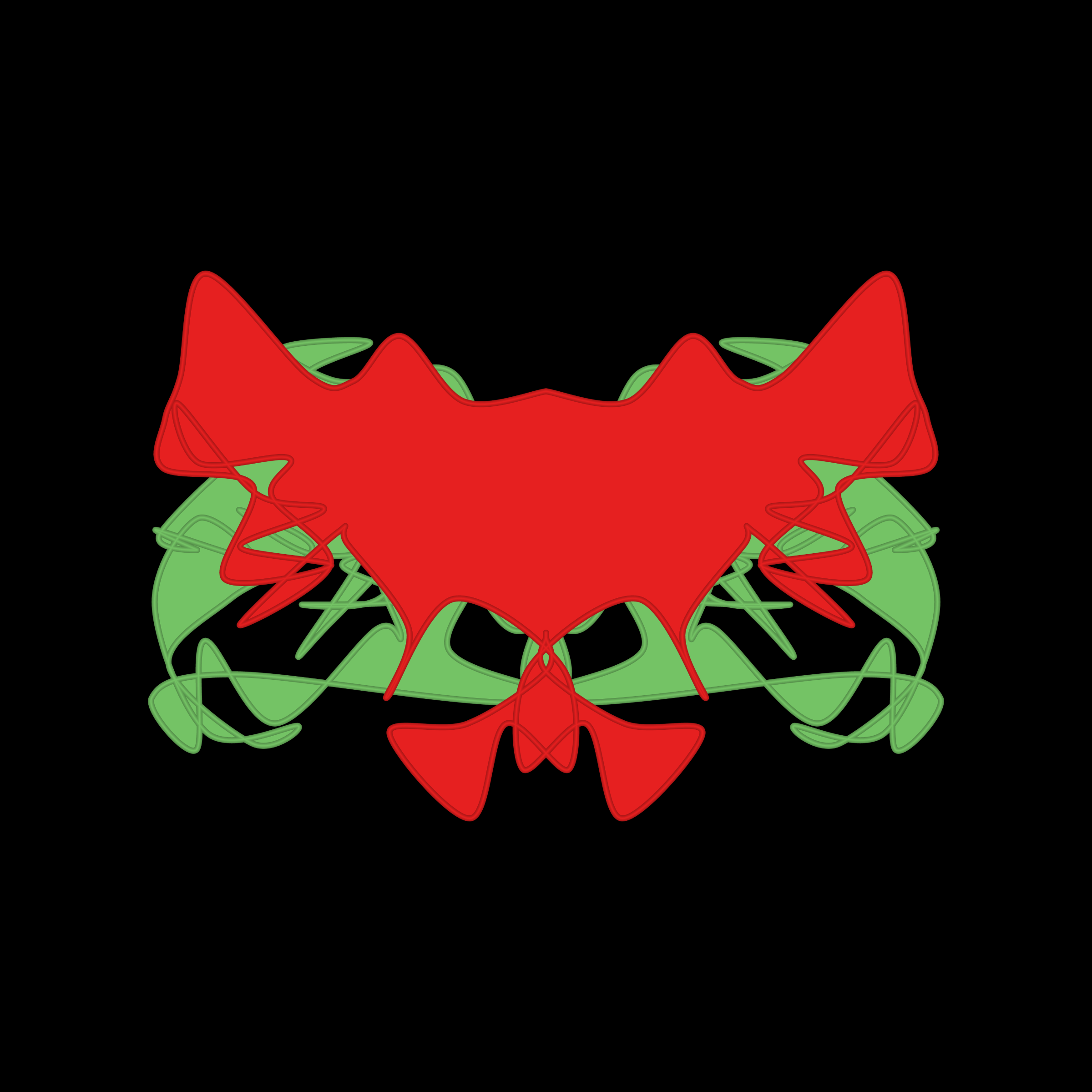 Art Blocks - Art Blocks v2 - Cryptoblots #1272 - NFT # 3001272