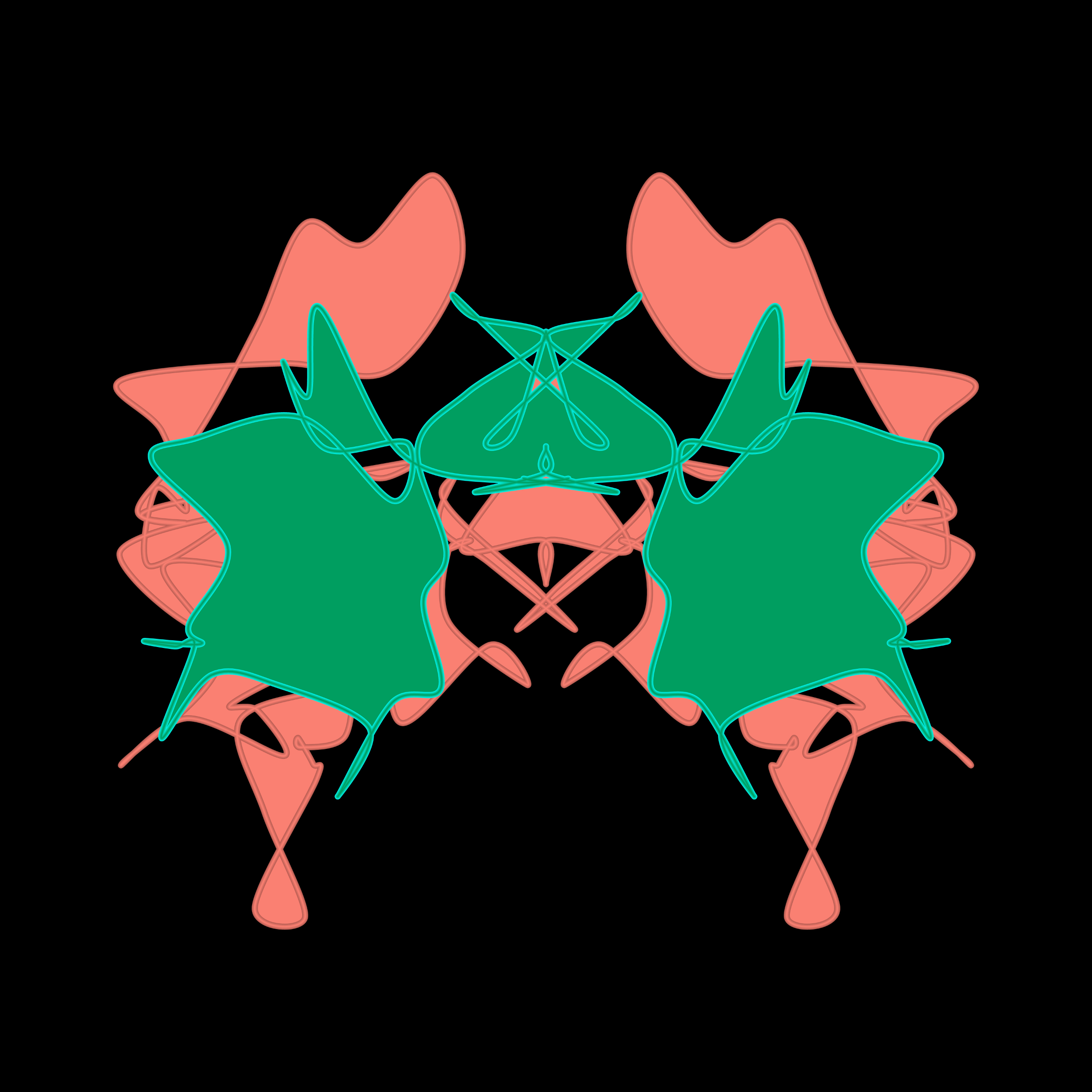 Art Blocks - Art Blocks v2 - Cryptoblots #1273 - NFT # 3001273