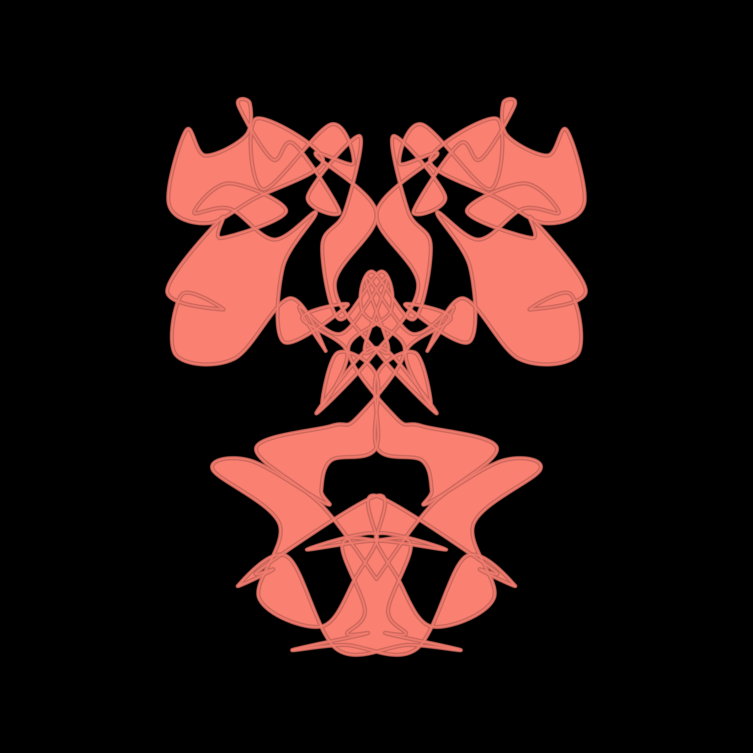 Art Blocks - Art Blocks v2 - Cryptoblots #1276 - NFT # 3001276