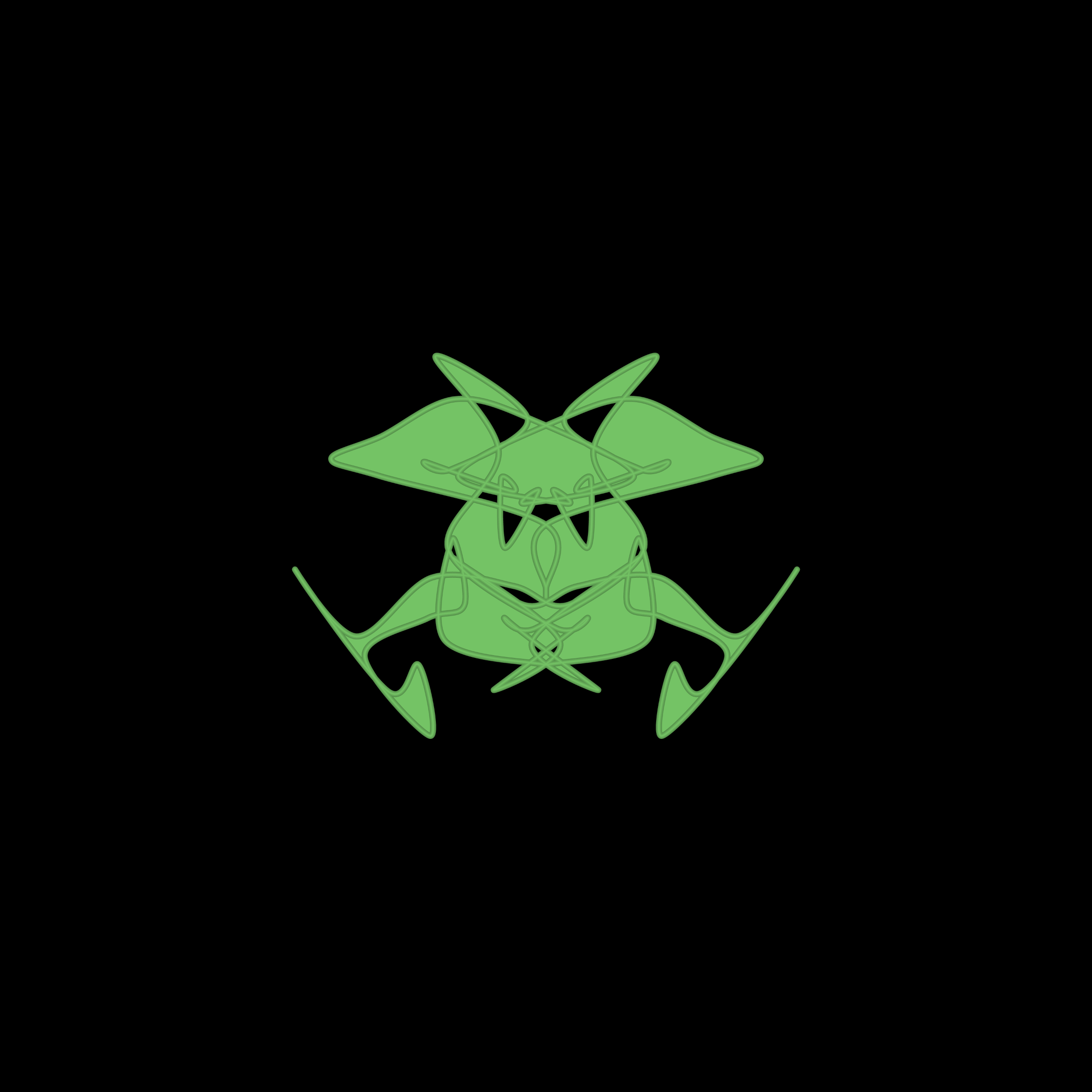 Art Blocks - Art Blocks v2 - Cryptoblots #1278 - NFT # 3001278