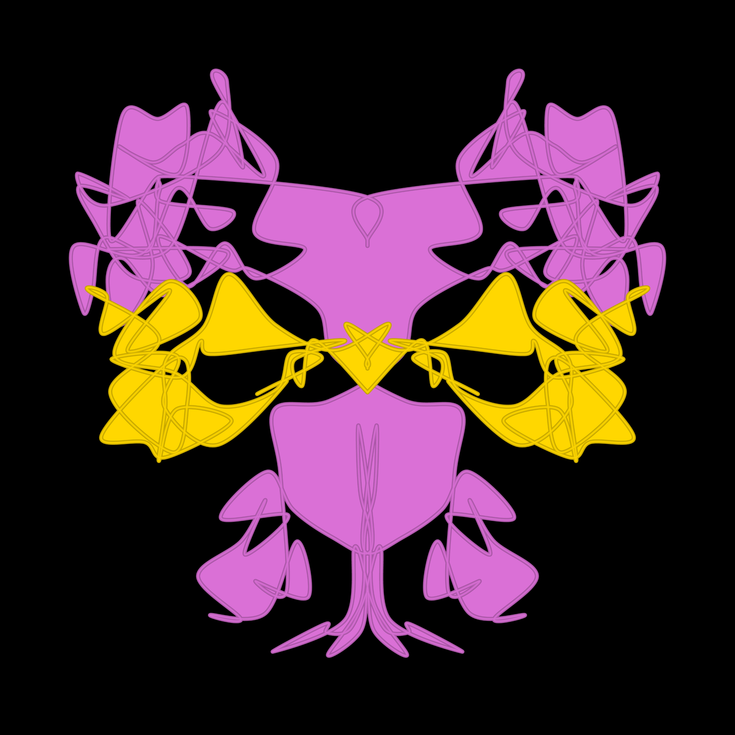 Art Blocks - Art Blocks v2 - Cryptoblots #1280 - NFT # 3001280